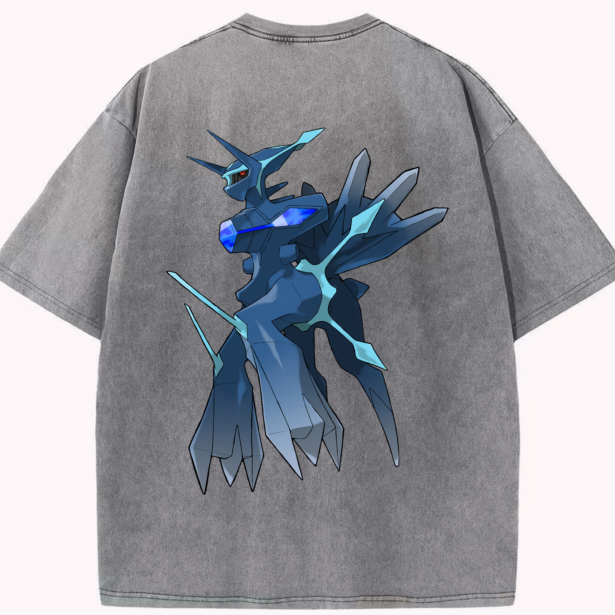 （画像用） ポケットモンスター Pokémon 綿100% ヴィンテージ風 半袖Tシャツ（背面プリント）