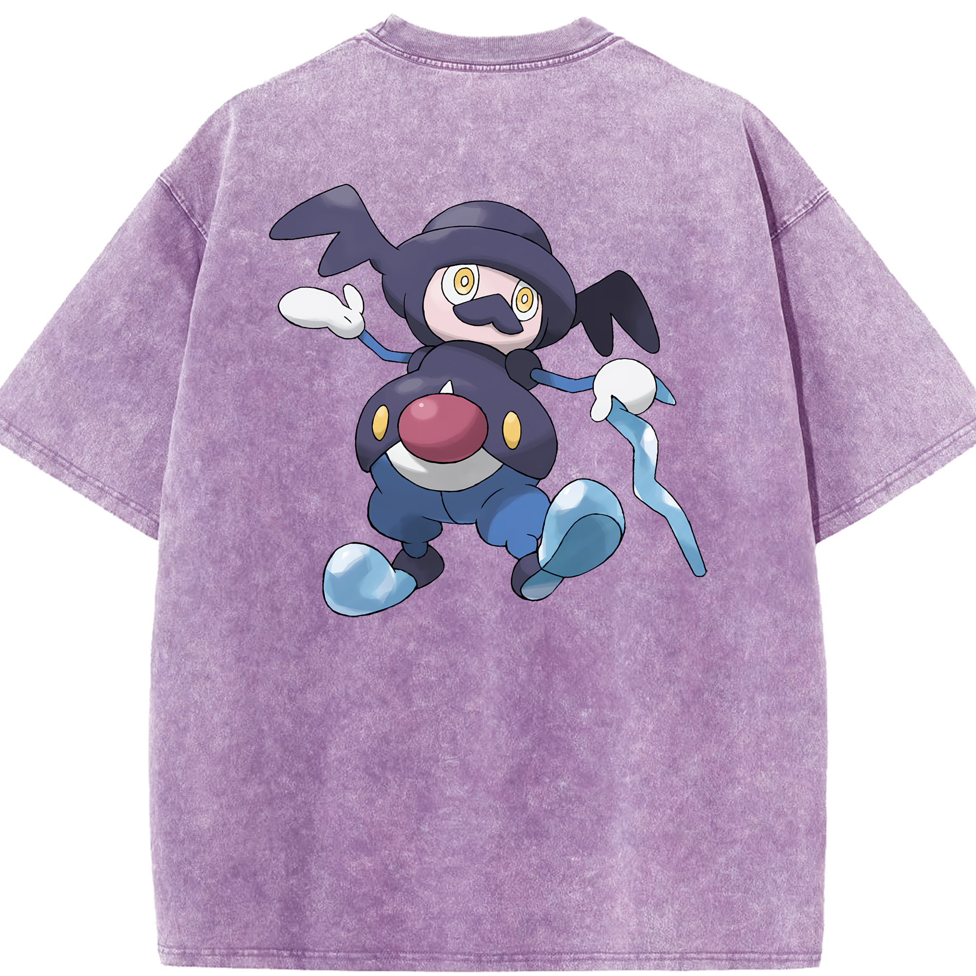 （画像用） ポケットモンスター Pokémon 綿100% ヴィンテージ風 半袖Tシャツ（背面プリント）