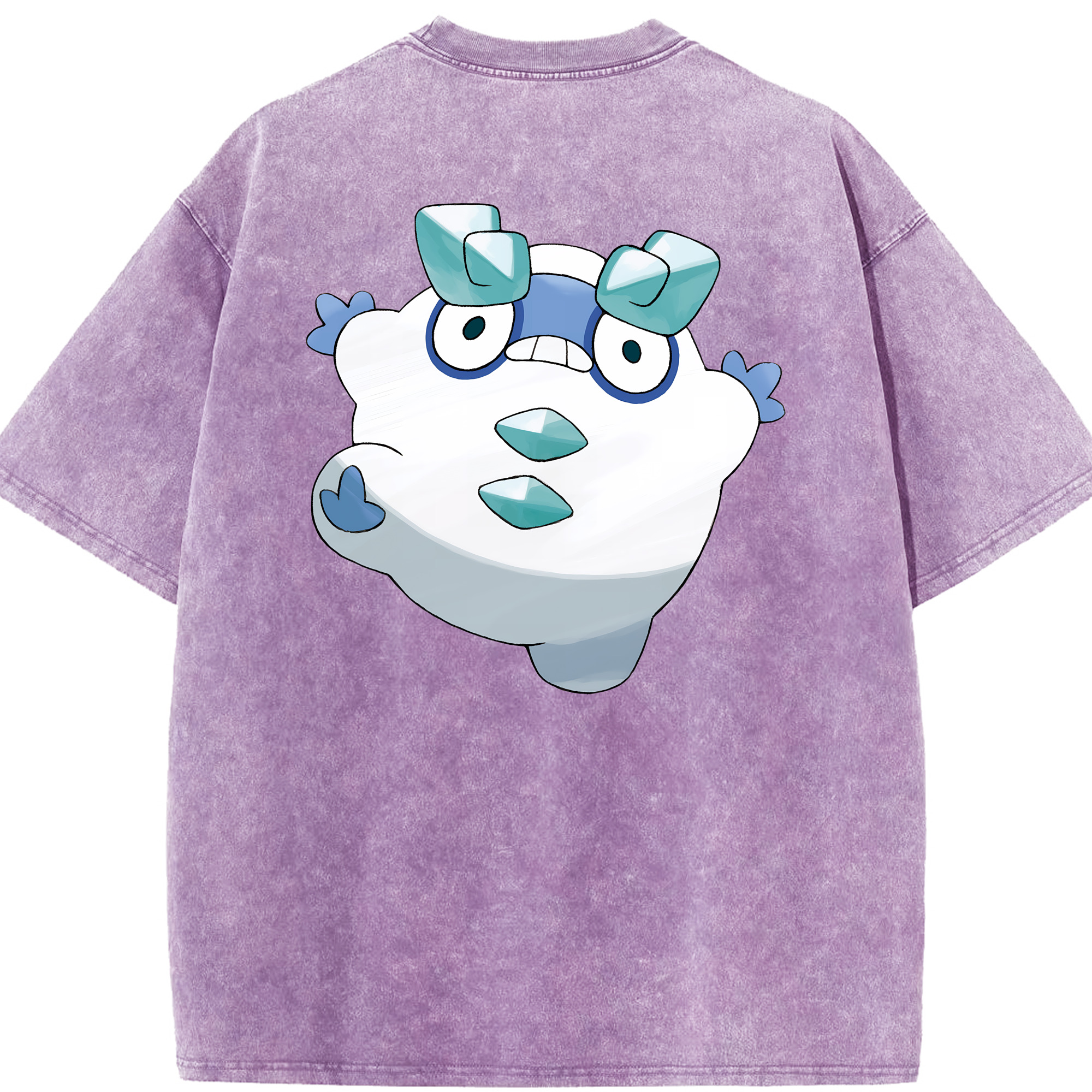 （画像用） ポケットモンスター Pokémon 綿100% ヴィンテージ風 半袖Tシャツ（背面プリント）