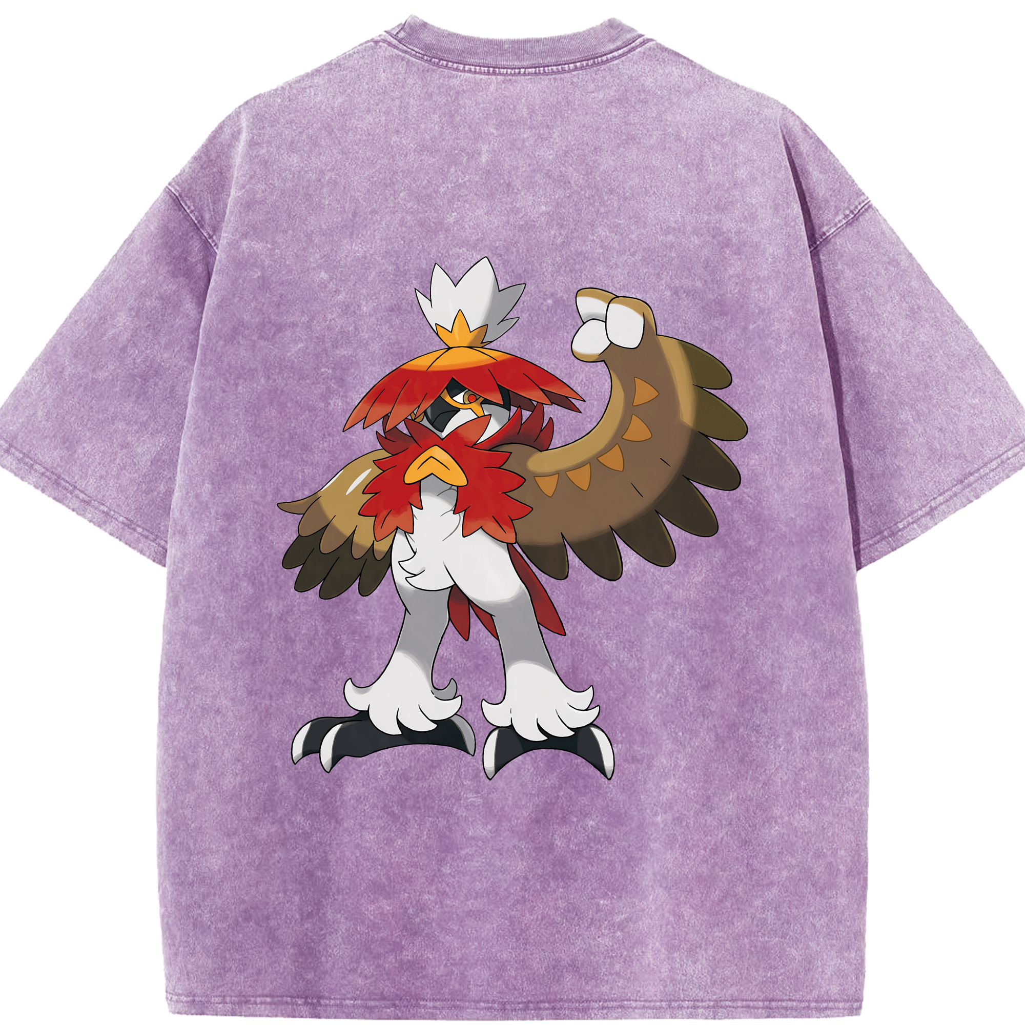 （画像用） ポケットモンスター Pokémon 綿100% ヴィンテージ風 半袖Tシャツ（背面プリント）