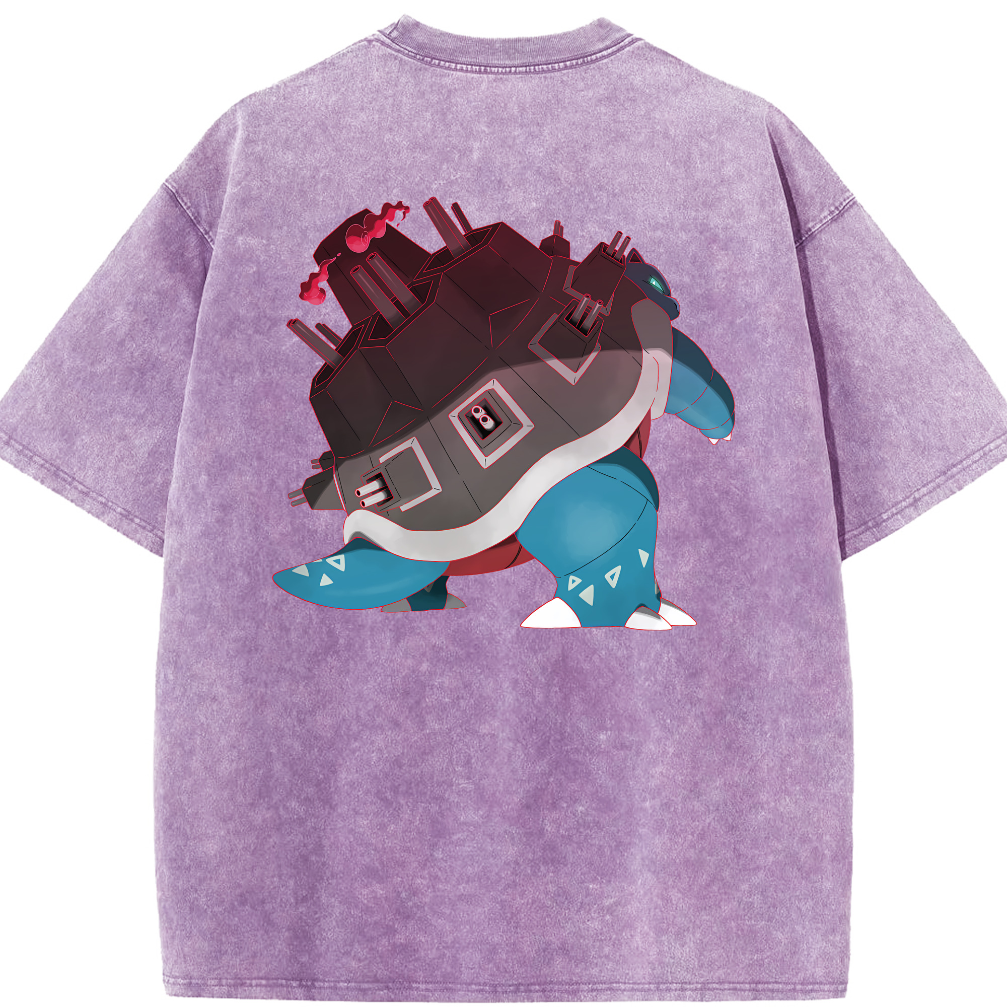 （画像用） ポケットモンスター Pokémon 綿100% ヴィンテージ風 半袖Tシャツ（背面プリント）