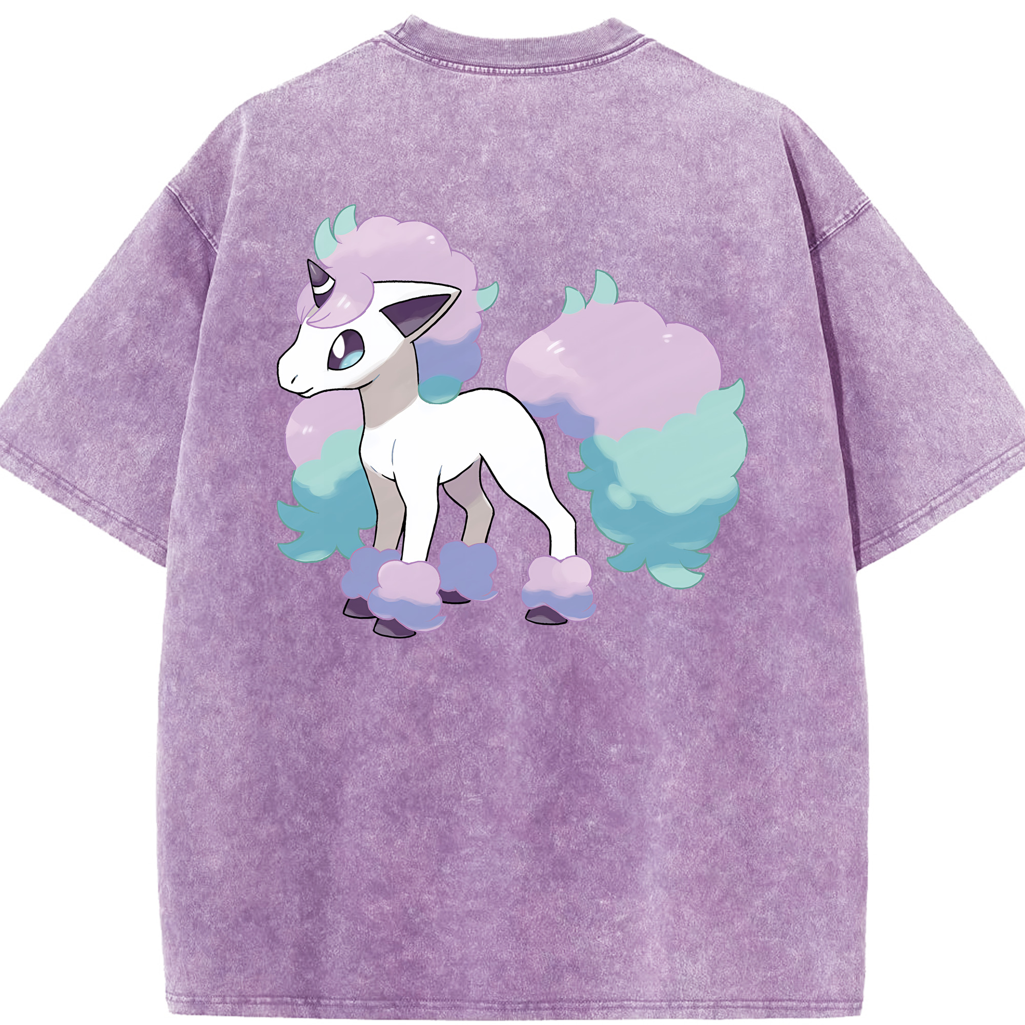 （画像用） ポケットモンスター Pokémon 綿100% ヴィンテージ風 半袖Tシャツ（背面プリント）