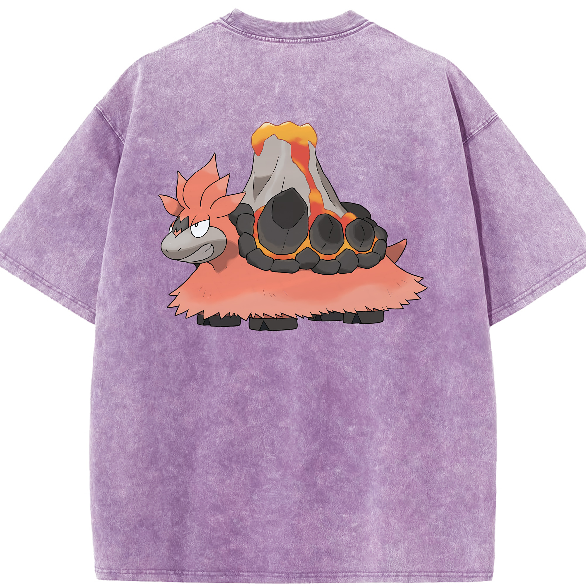（画像用） ポケットモンスター Pokémon 綿100% ヴィンテージ風 半袖Tシャツ（背面プリント）
