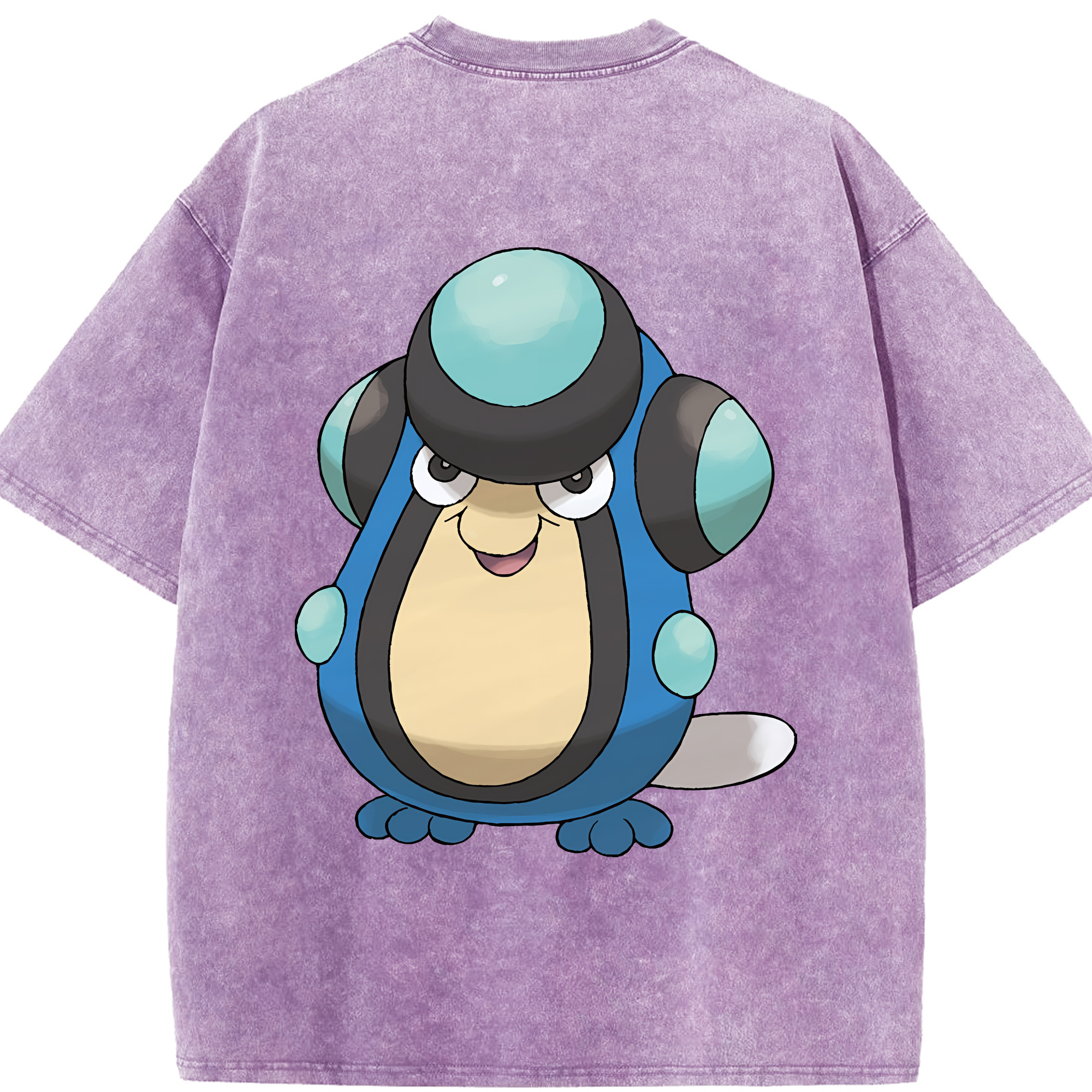 （画像用） ポケットモンスター Pokémon 綿100% ヴィンテージ風 半袖Tシャツ（背面プリント）