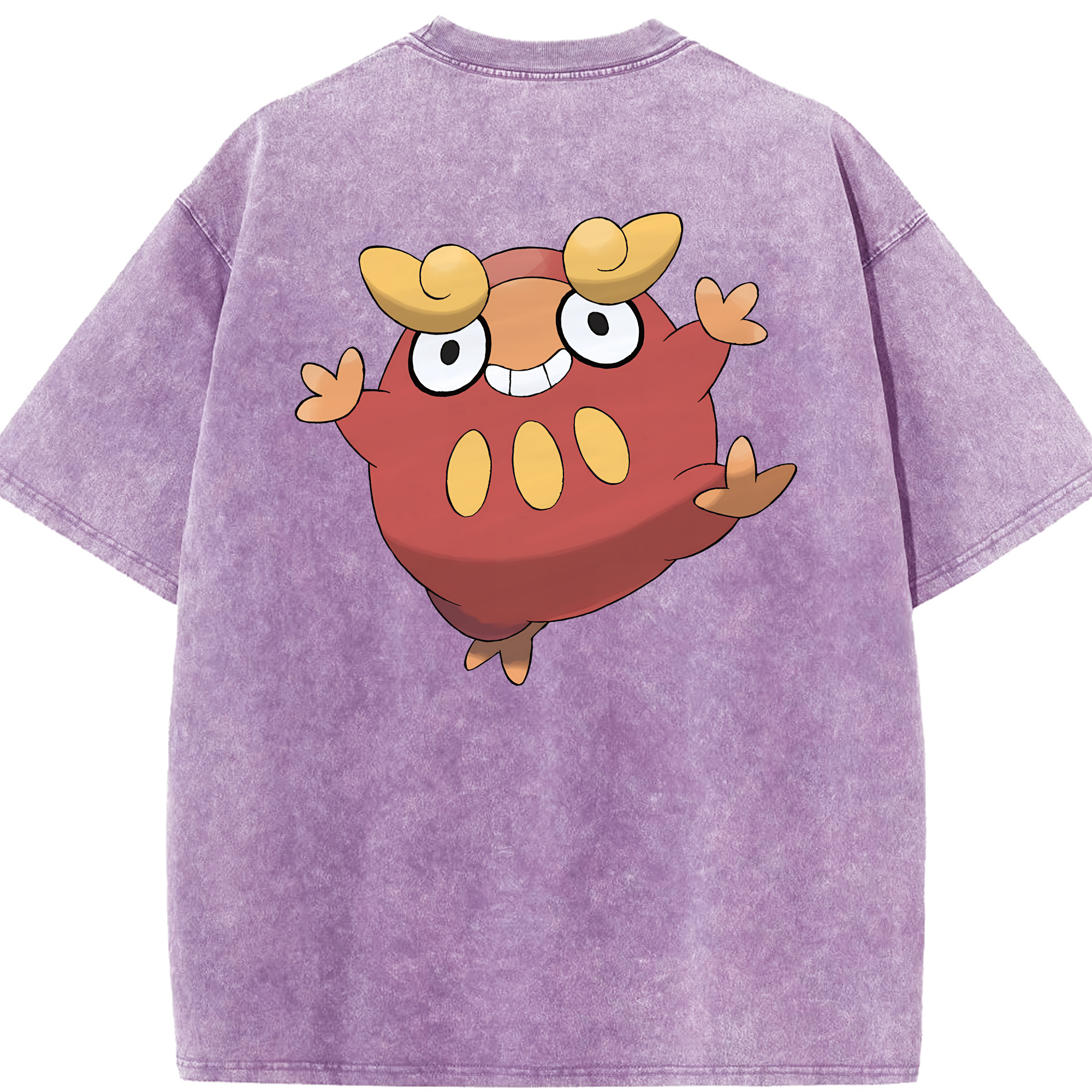 （画像用） ポケットモンスター Pokémon 綿100% ヴィンテージ風 半袖Tシャツ（背面プリント）