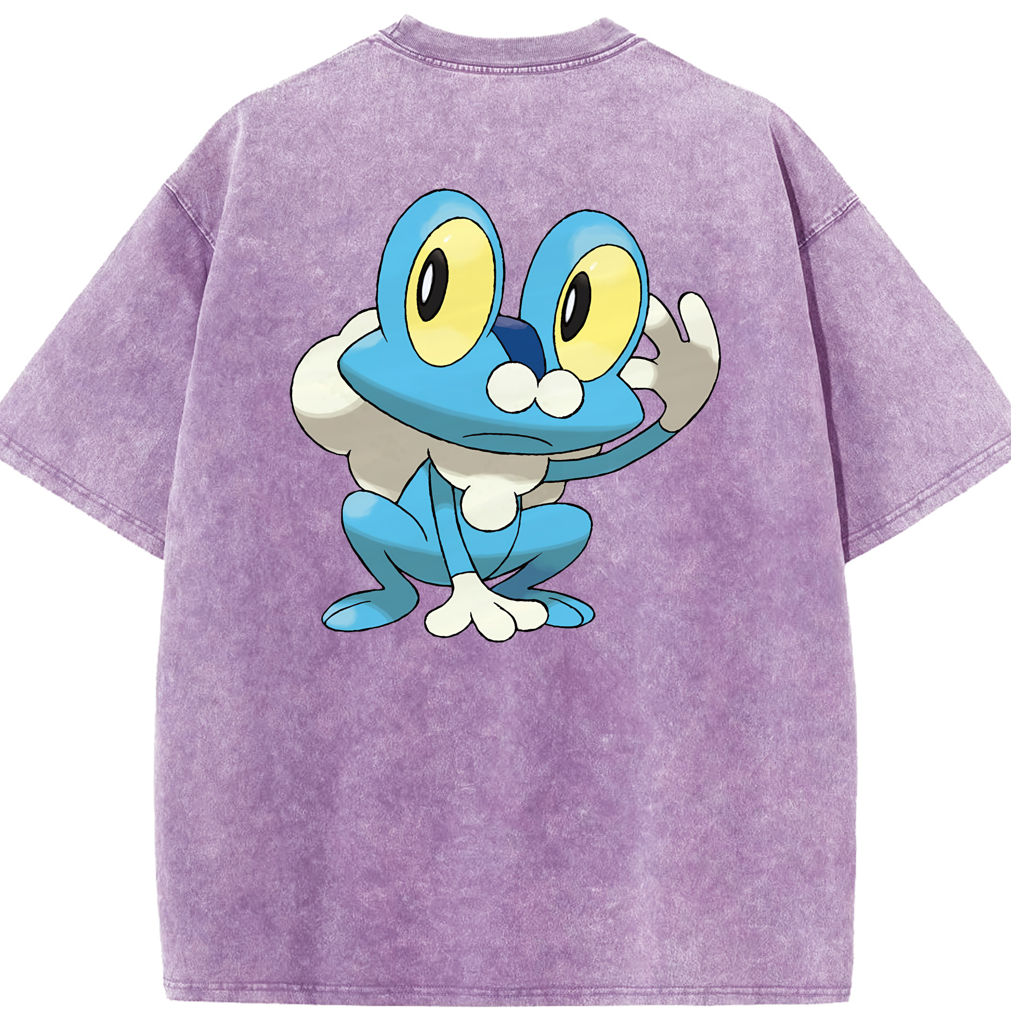 （画像用） ポケットモンスター Pokémon 綿100% ヴィンテージ風 半袖Tシャツ（背面プリント）
