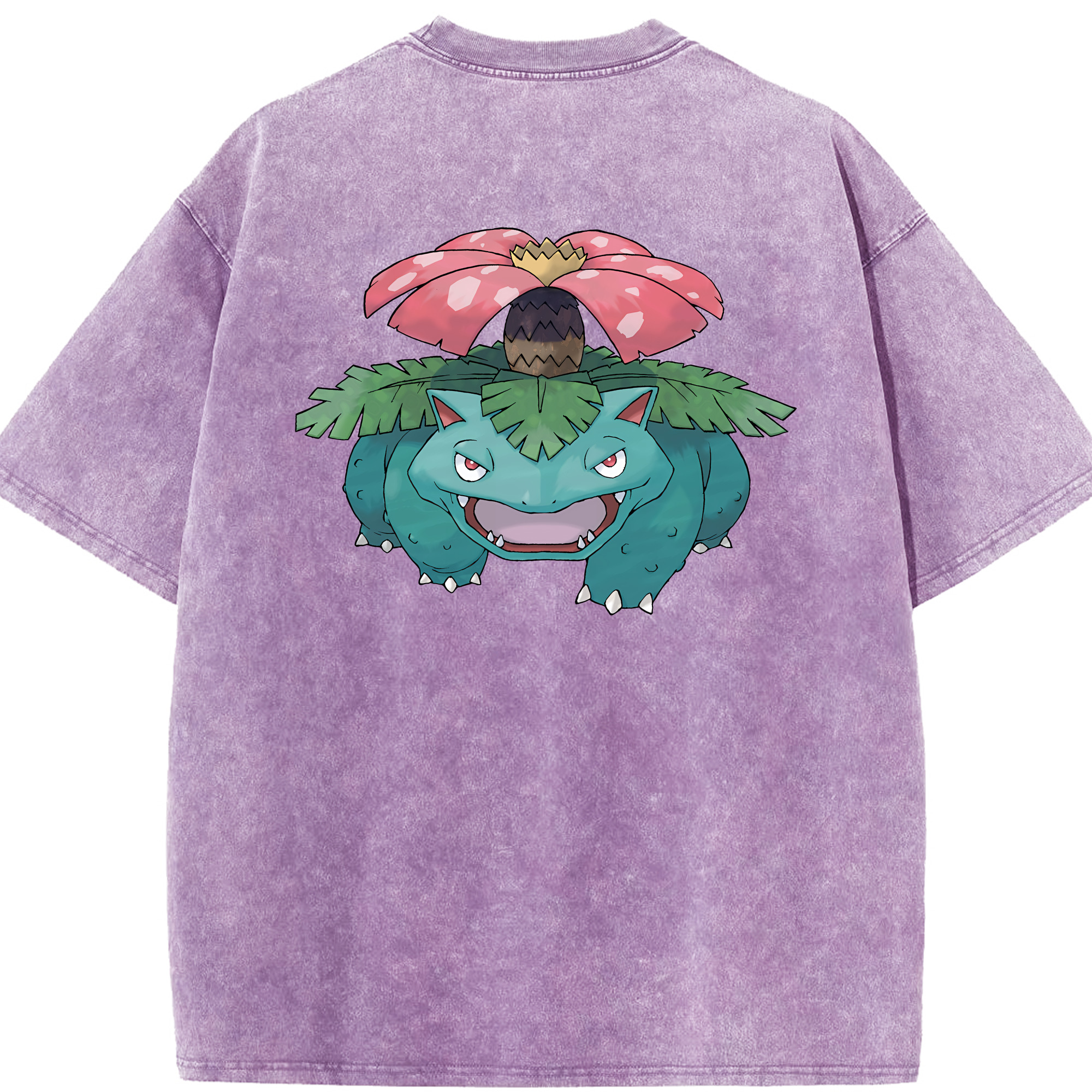 （画像用） ポケットモンスター Pokémon 綿100% ヴィンテージ風 半袖Tシャツ（背面プリント）
