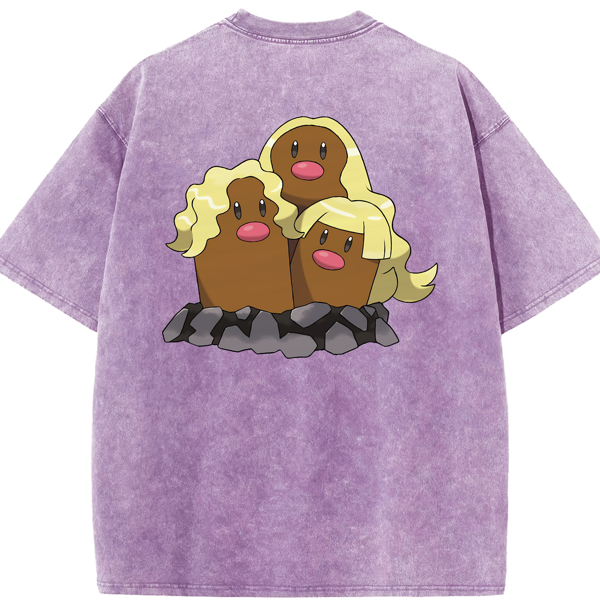 （画像用） ポケットモンスター Pokémon 綿100% ヴィンテージ風 半袖Tシャツ（背面プリント）