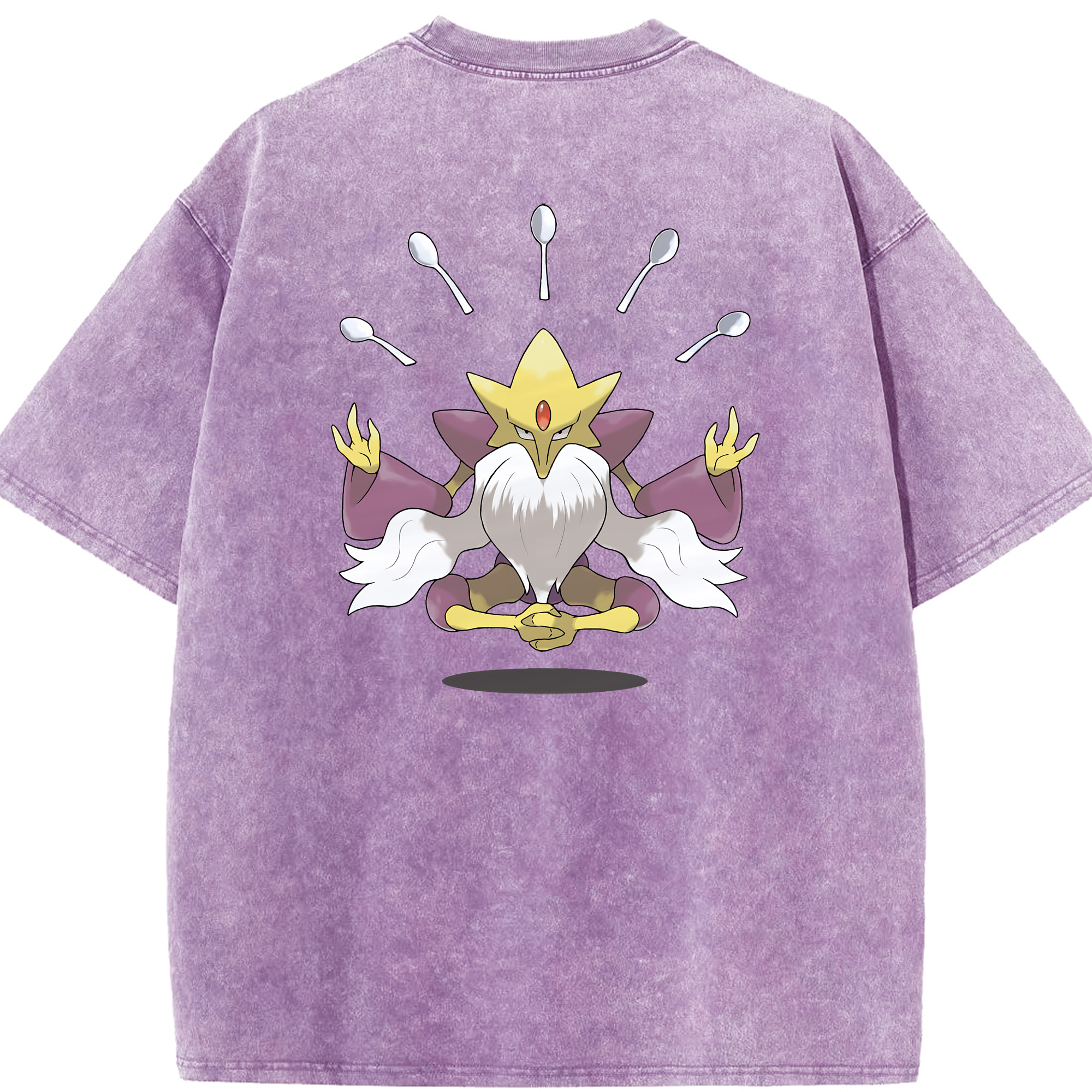 （画像用） ポケットモンスター Pokémon 綿100% ヴィンテージ風 半袖Tシャツ（背面プリント）
