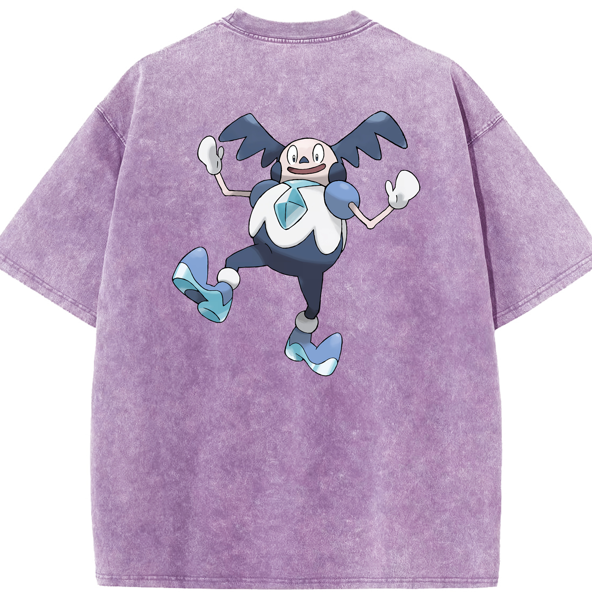 （画像用） ポケットモンスター Pokémon 綿100% ヴィンテージ風 半袖Tシャツ（背面プリント）