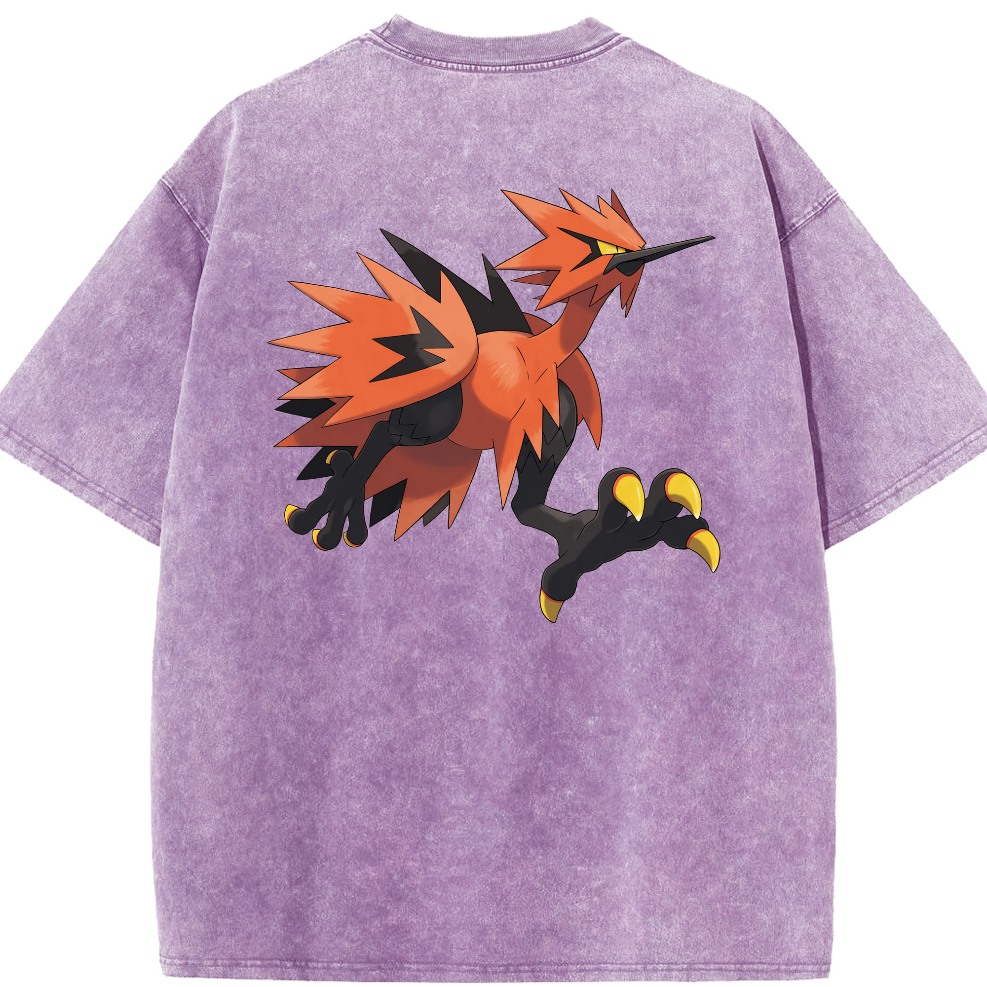 （画像用） ポケットモンスター Pokémon 綿100% ヴィンテージ風 半袖Tシャツ（背面プリント）