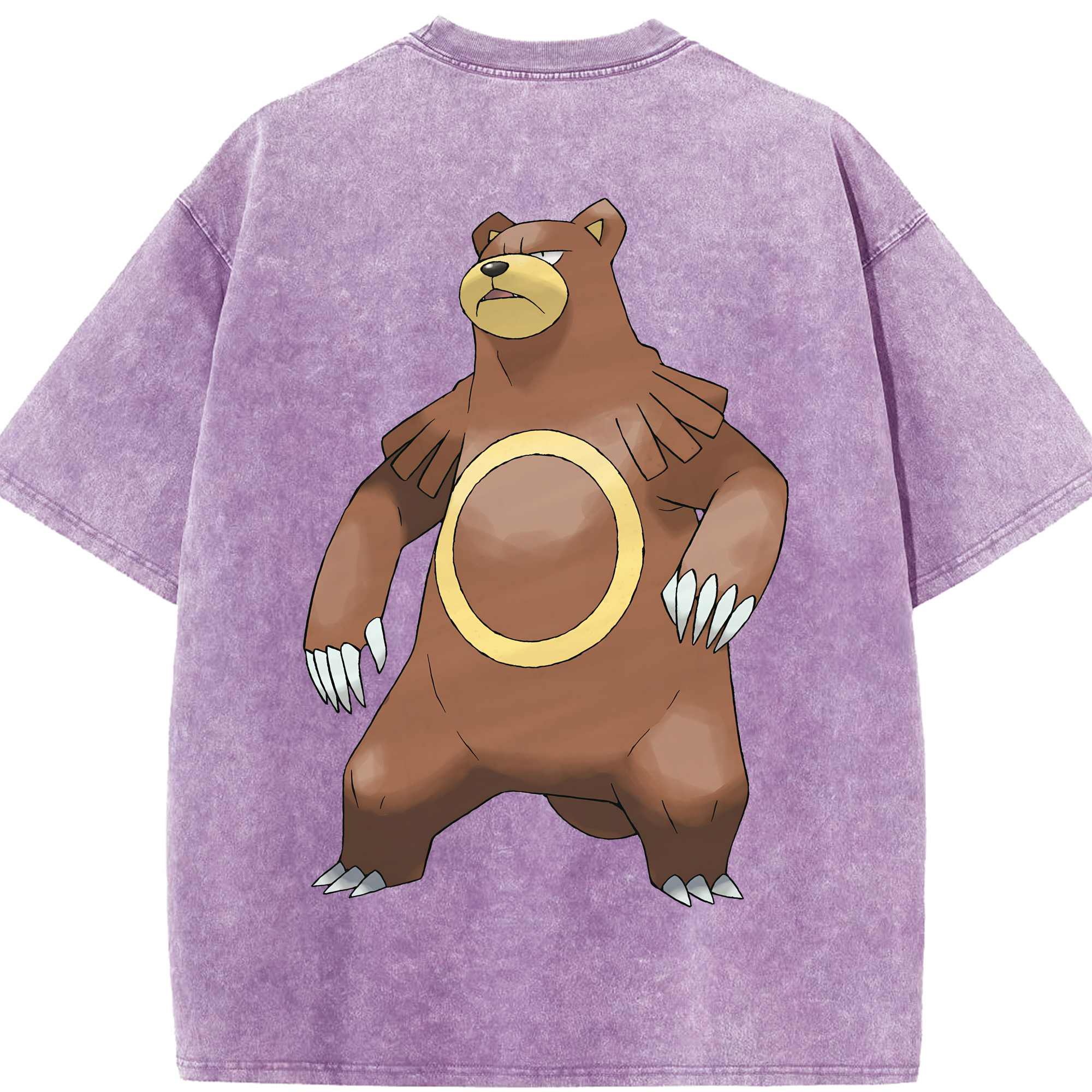 （画像用） ポケットモンスター Pokémon 綿100% ヴィンテージ風 半袖Tシャツ（背面プリント）