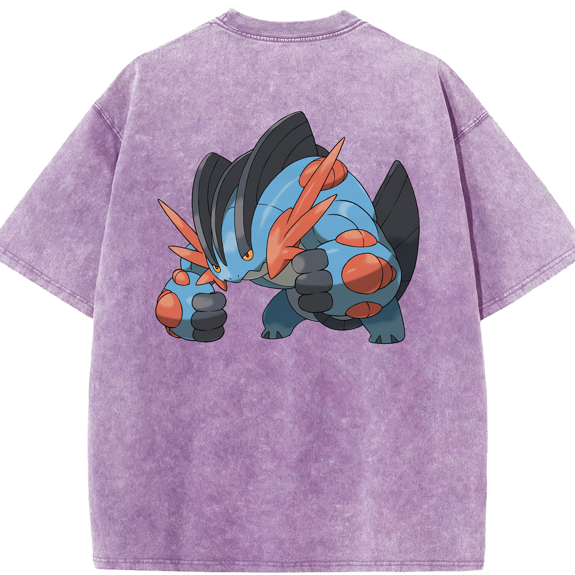 （画像用） ポケットモンスター Pokémon 綿100% ヴィンテージ風 半袖Tシャツ（背面プリント）