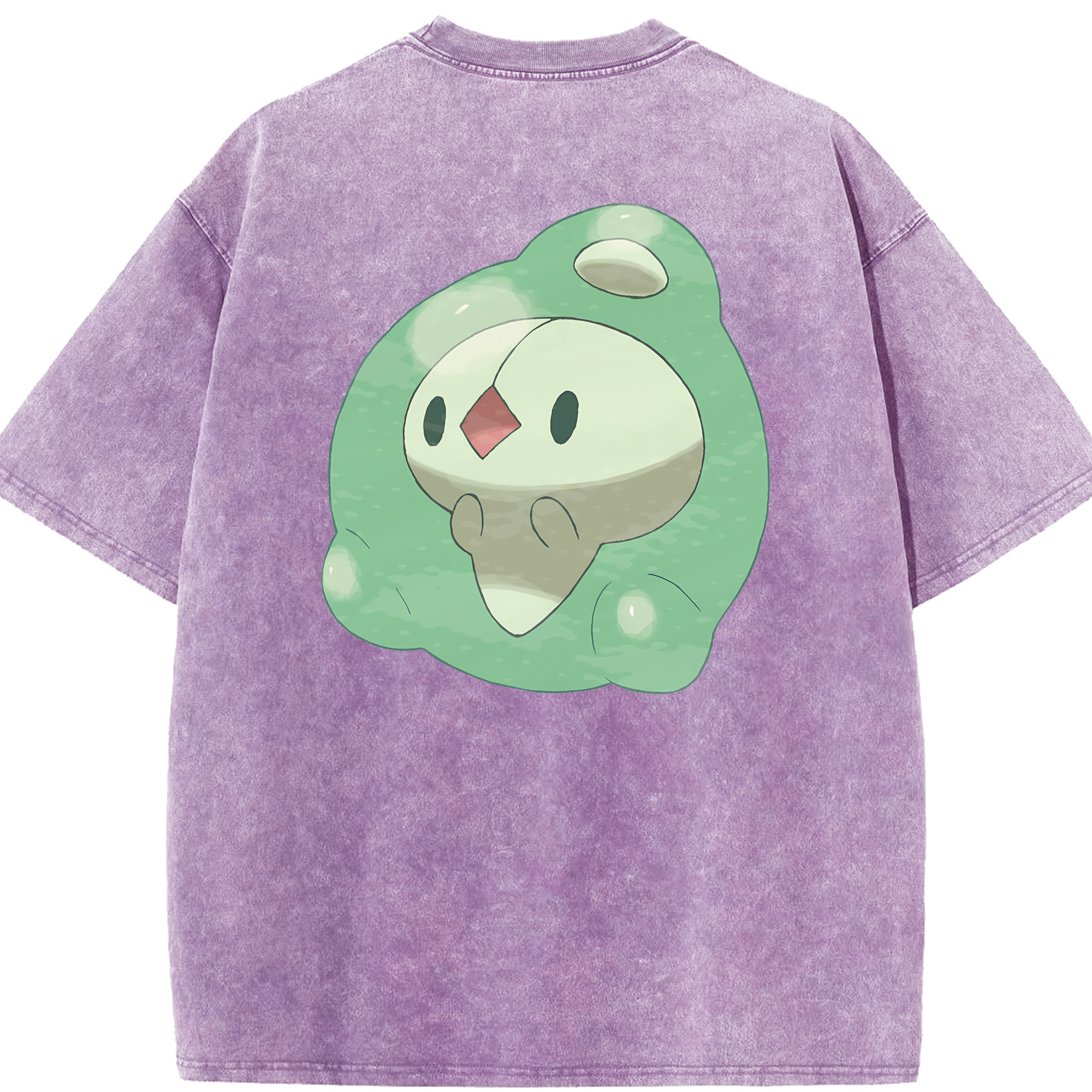 （画像用） ポケットモンスター Pokémon 綿100% ヴィンテージ風 半袖Tシャツ（背面プリント）