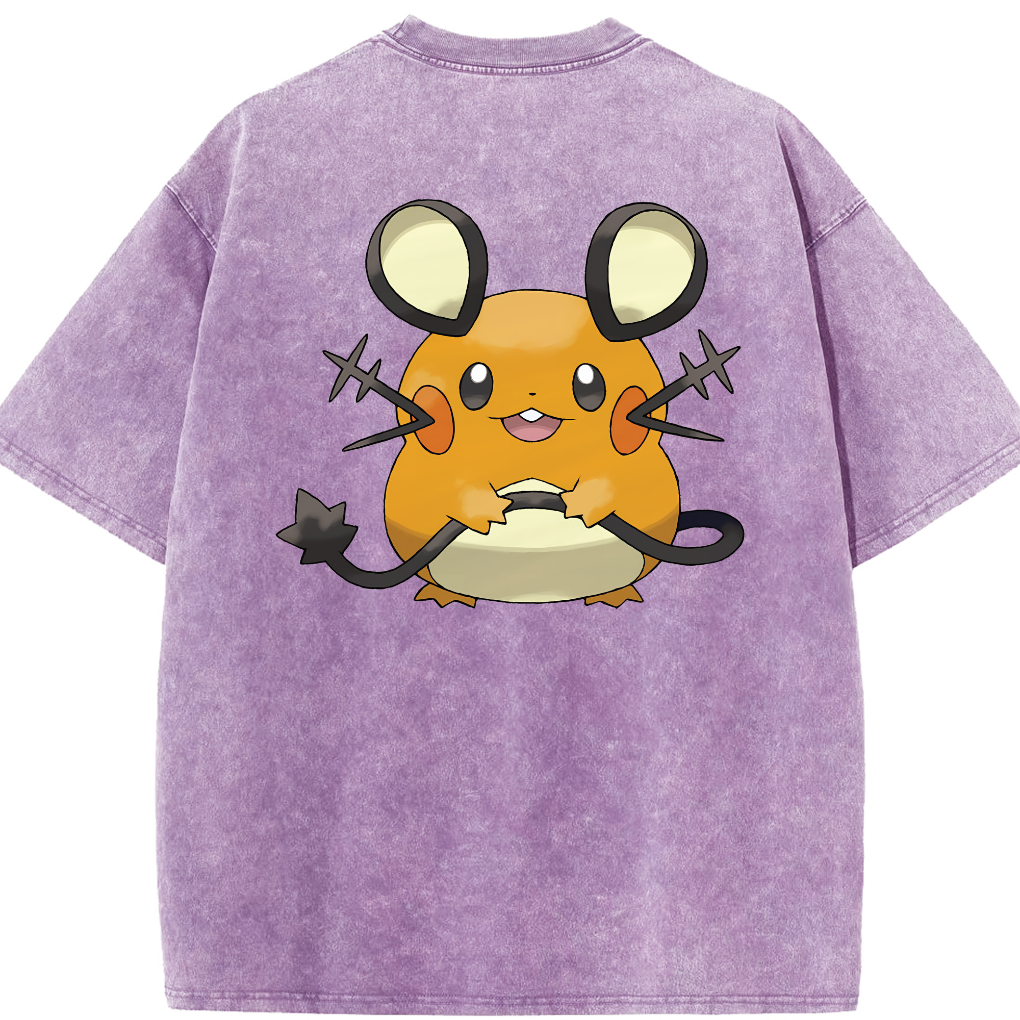 （画像用） ポケットモンスター Pokémon 綿100% ヴィンテージ風 半袖Tシャツ（背面プリント）