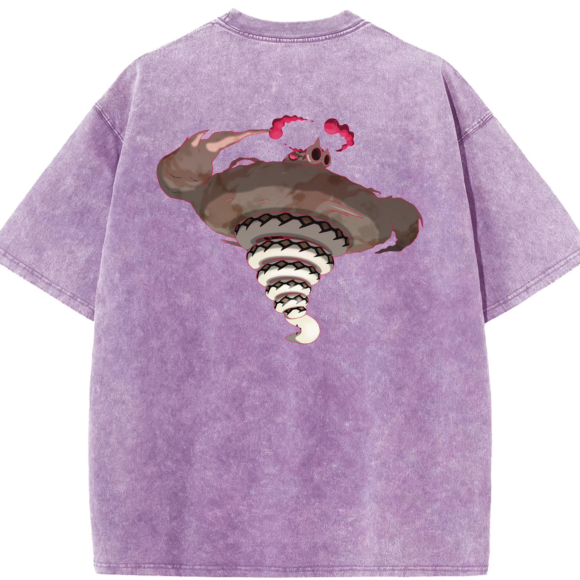 （画像用） ポケットモンスター Pokémon 綿100% ヴィンテージ風 半袖Tシャツ（背面プリント）