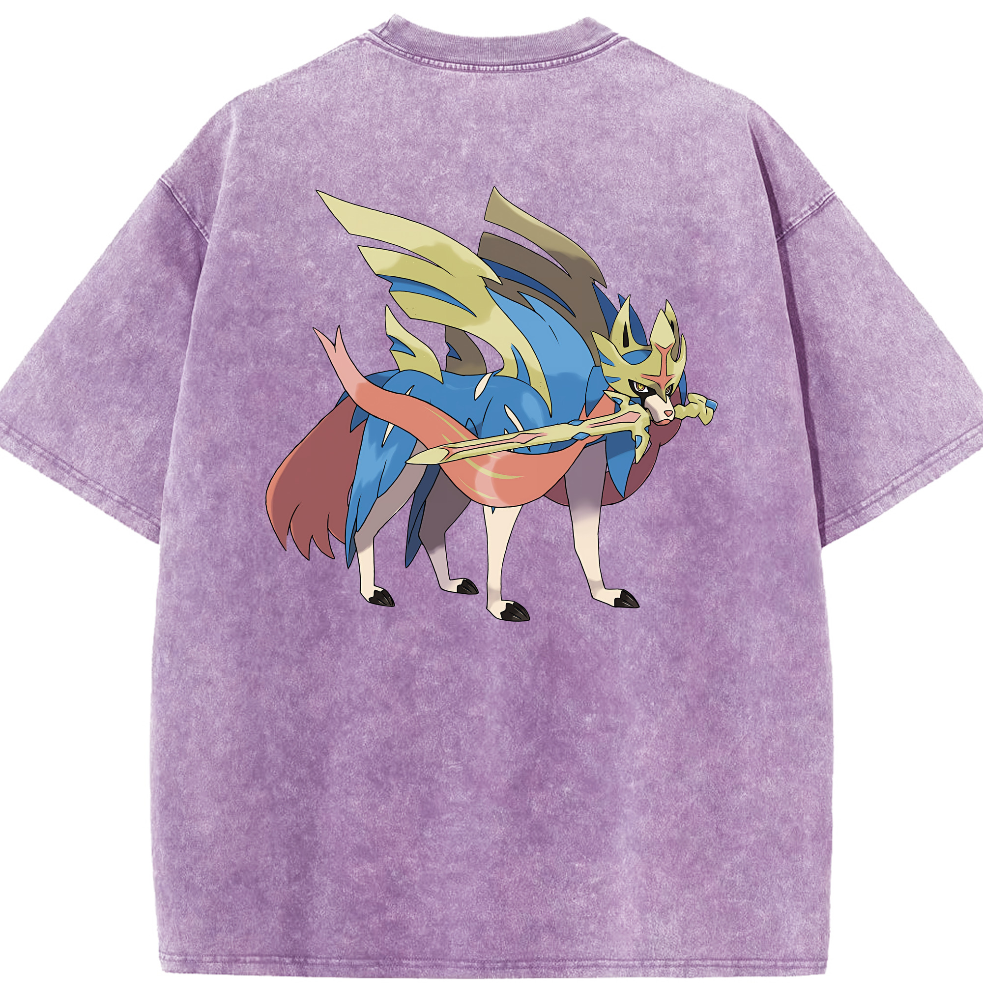 （画像用） ポケットモンスター Pokémon 綿100% ヴィンテージ風 半袖Tシャツ（背面プリント）