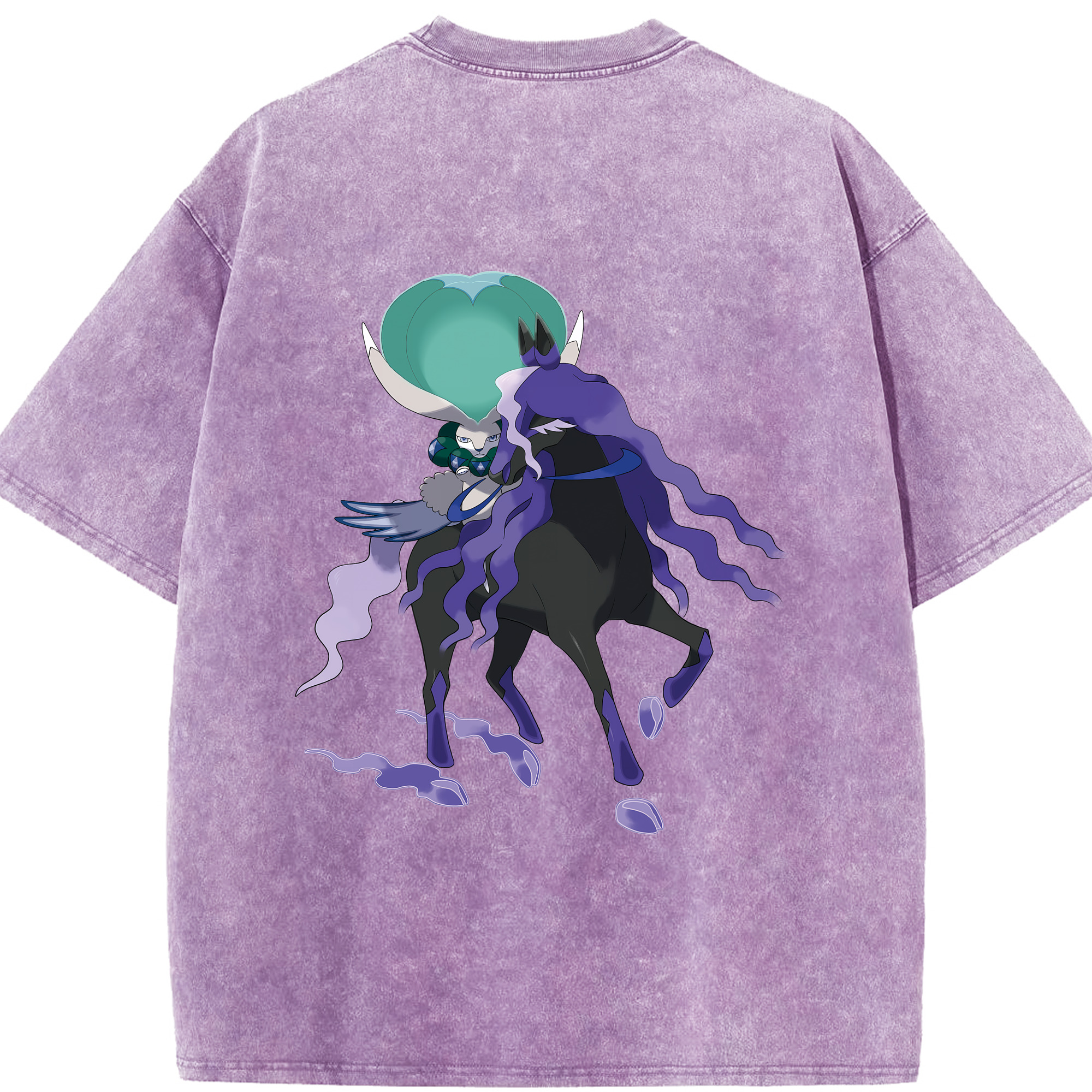 （画像用） ポケットモンスター Pokémon 綿100% ヴィンテージ風 半袖Tシャツ（背面プリント）