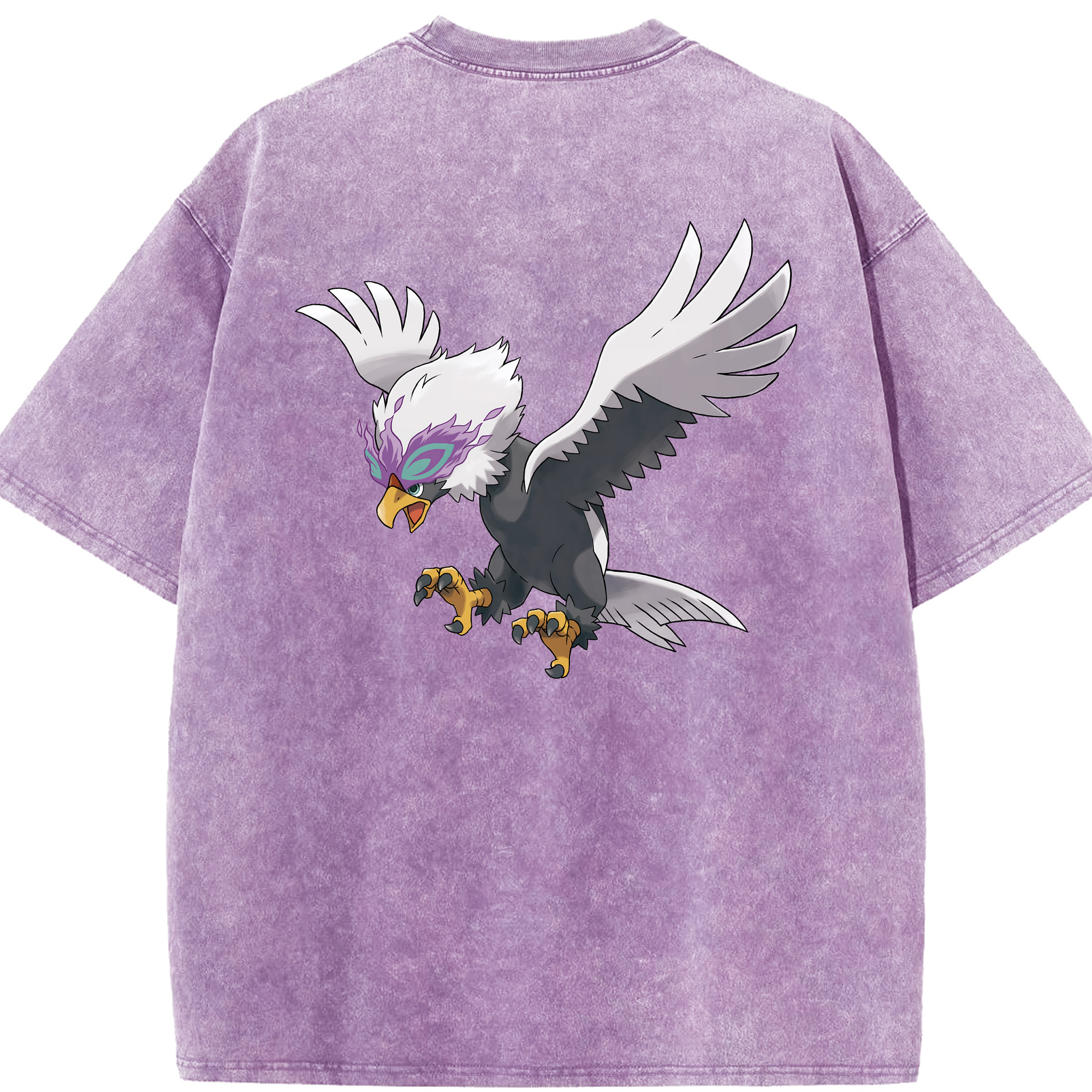 （画像用） ポケットモンスター Pokémon 綿100% ヴィンテージ風 半袖Tシャツ（背面プリント）