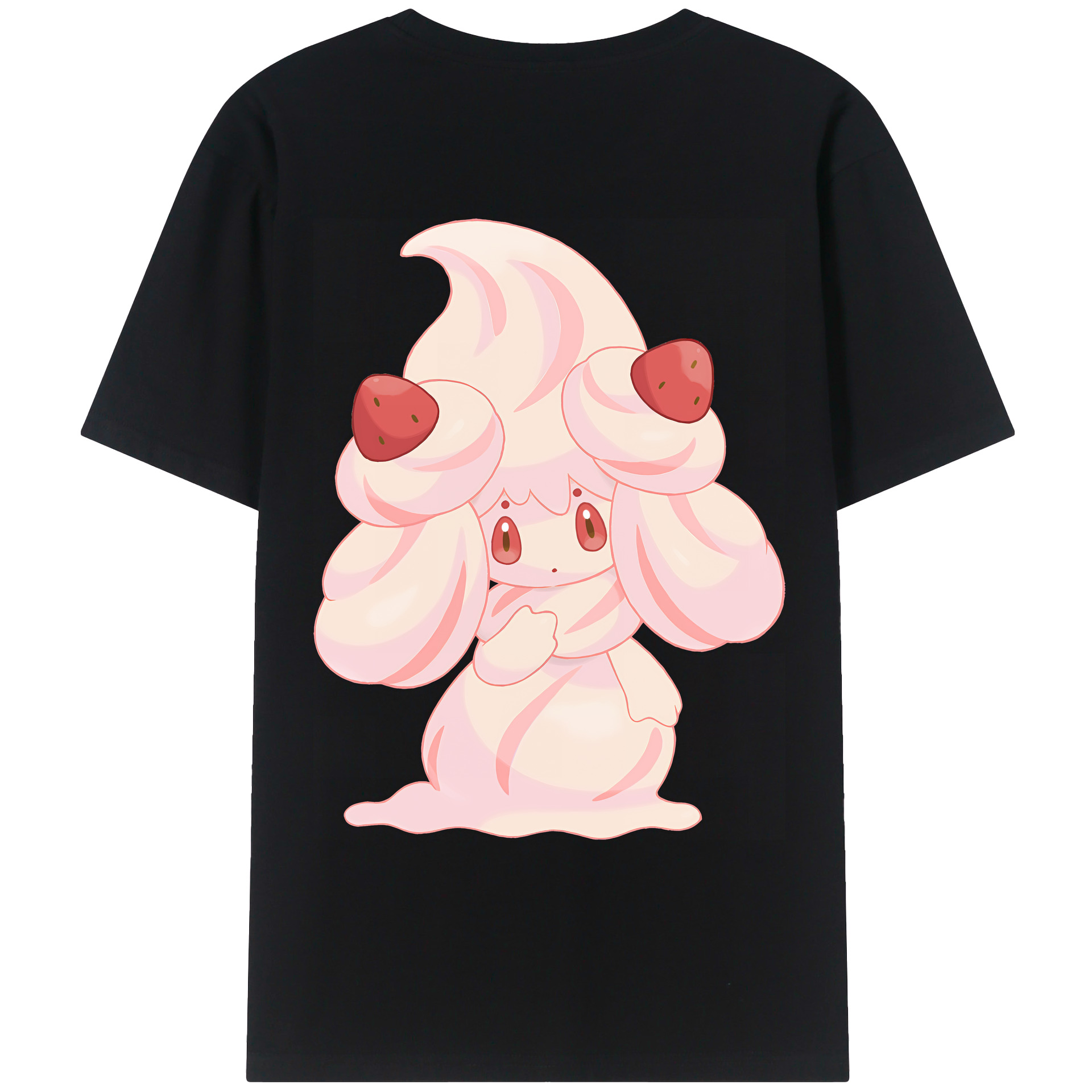 （画像用） ポケットモンスター Pokémon 綿100％ メンズ半袖Tシャツ（バックプリント） 通気性