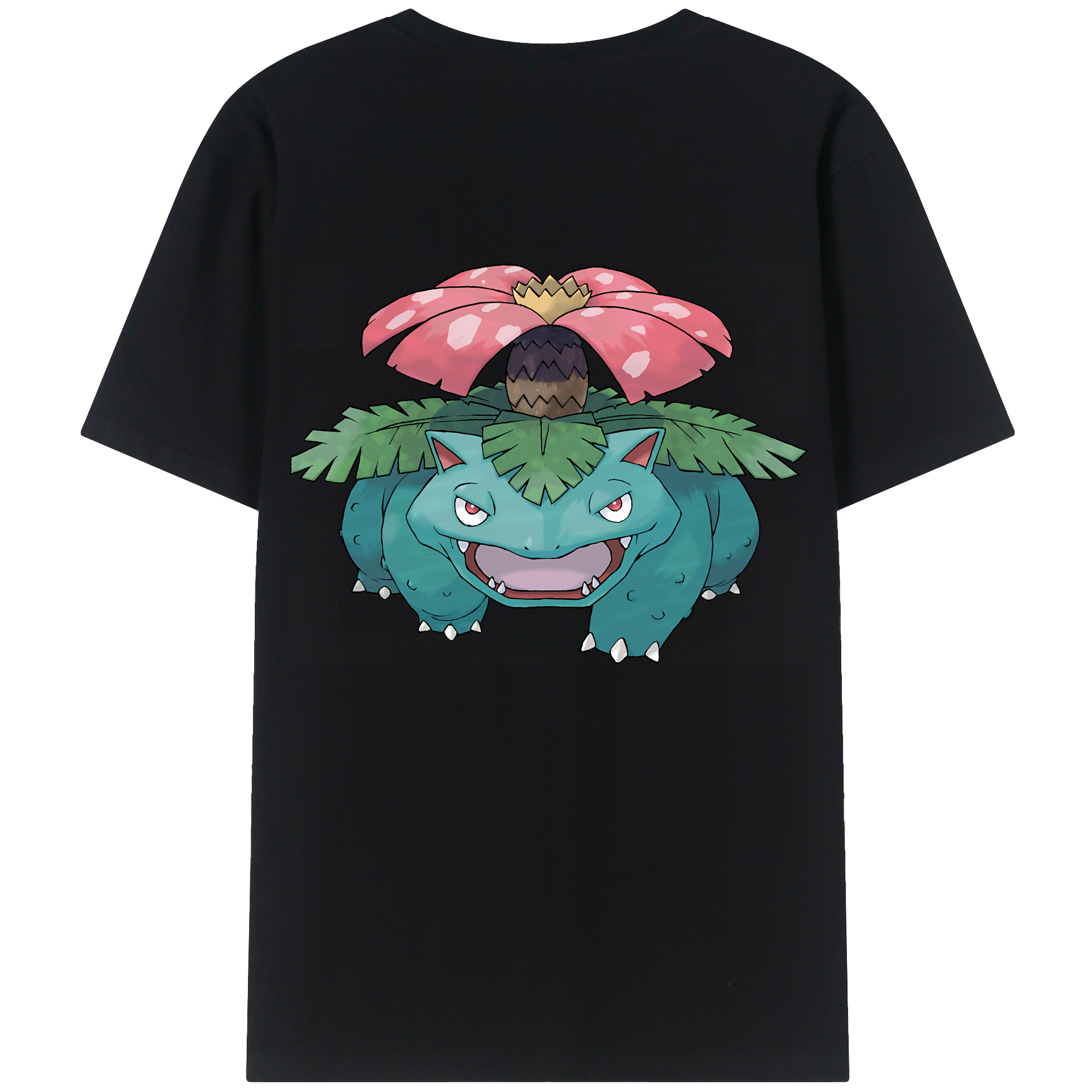 （画像用） ポケットモンスター Pokémon 綿100％ メンズ半袖Tシャツ（バックプリント） 通気性