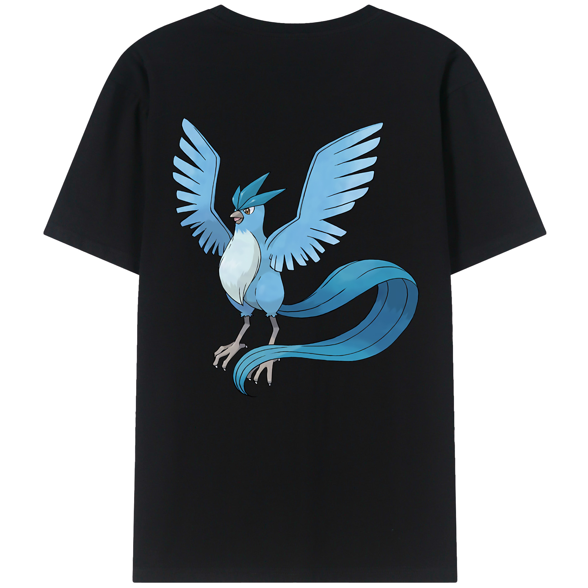 （画像用） ポケットモンスター Pokémon 綿100％ メンズ半袖Tシャツ（バックプリント） 通気性