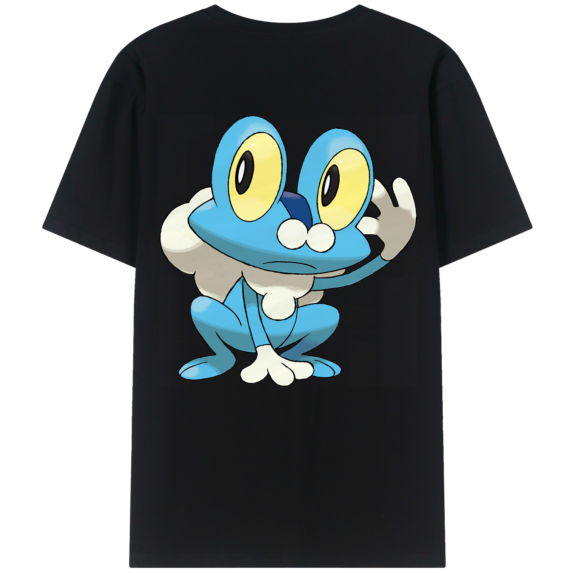 （画像用） ポケットモンスター Pokémon 綿100％ メンズ半袖Tシャツ（バックプリント） 通気性