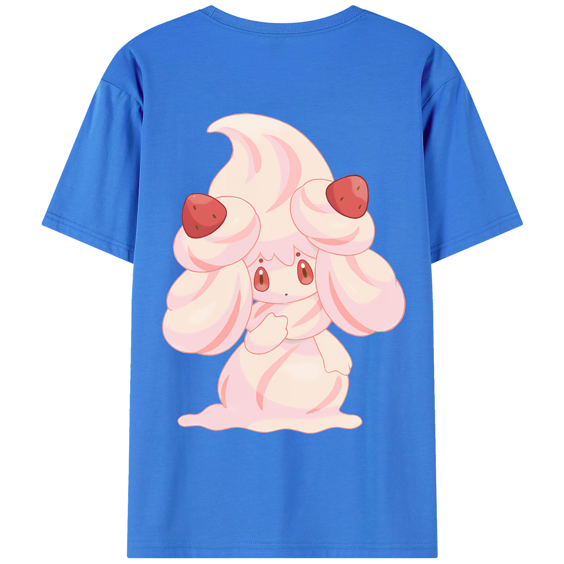 （画像用） ポケットモンスター Pokémon 綿100％ メンズ半袖Tシャツ（バックプリント） 通気性