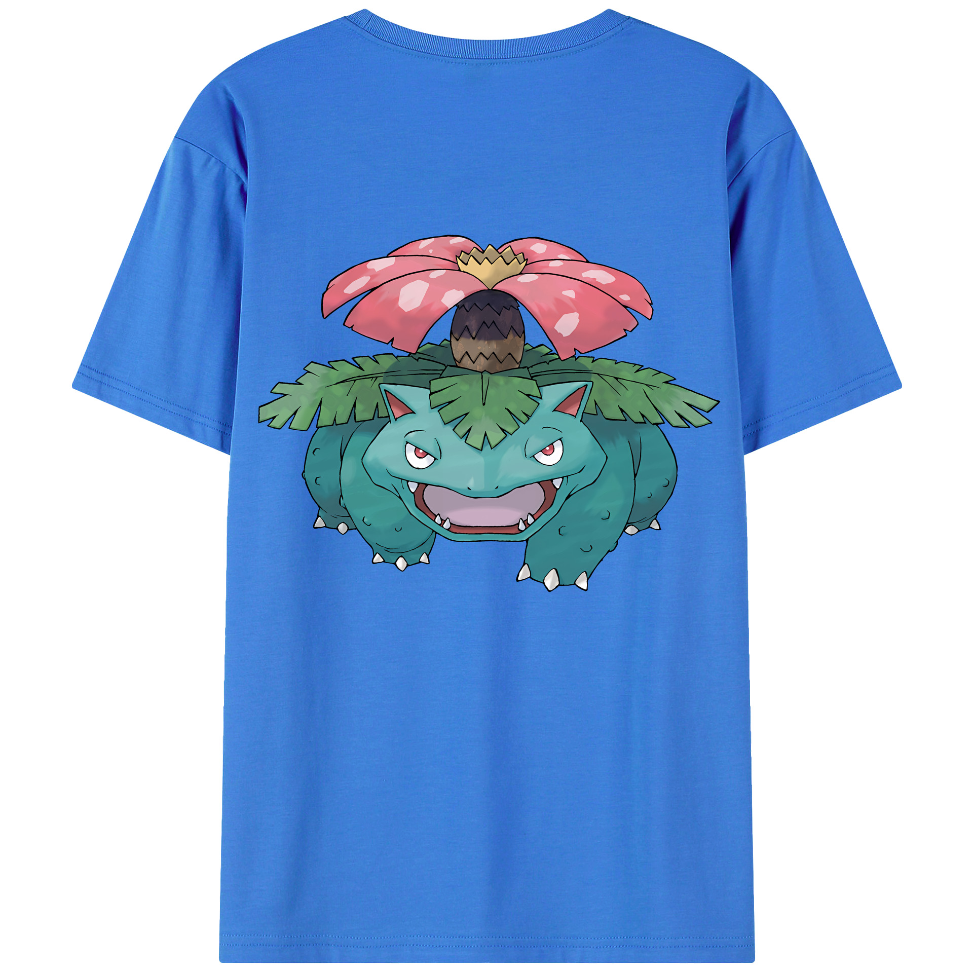（画像用） ポケットモンスター Pokémon 綿100％ メンズ半袖Tシャツ（バックプリント） 通気性