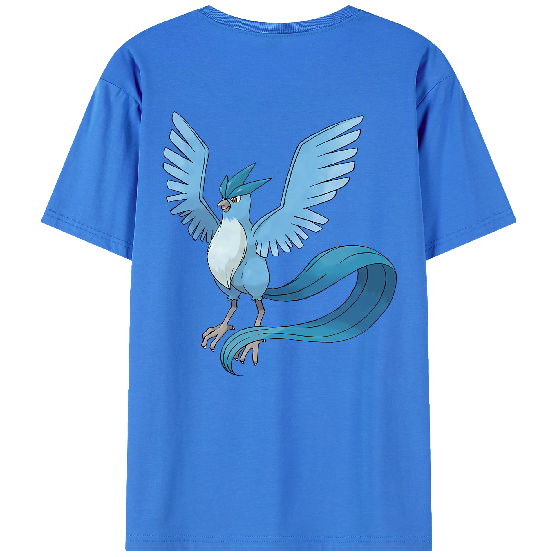 （画像用） ポケットモンスター Pokémon 綿100％ メンズ半袖Tシャツ（バックプリント） 通気性