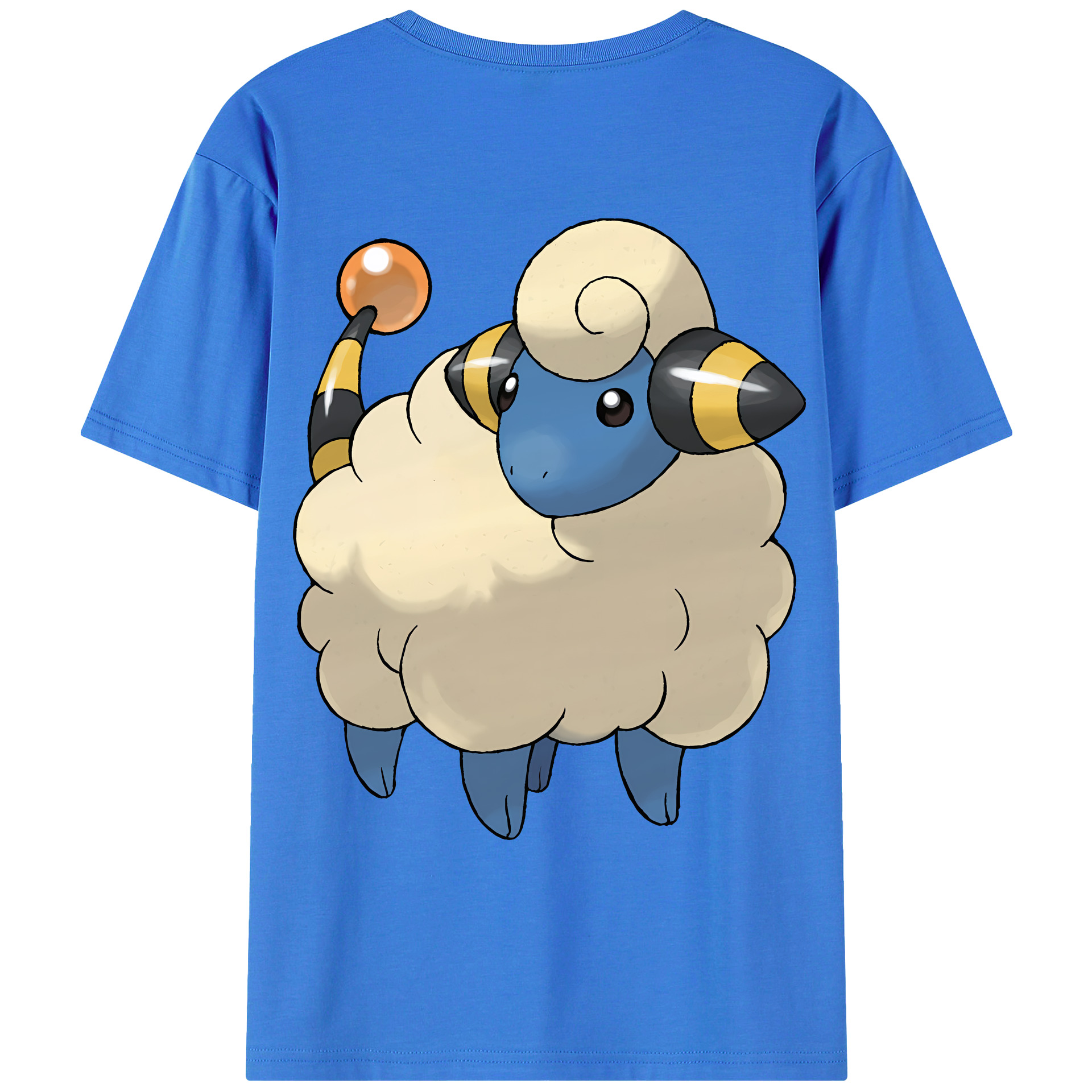 （画像用） ポケットモンスター Pokémon 綿100％ メンズ半袖Tシャツ（バックプリント） 通気性
