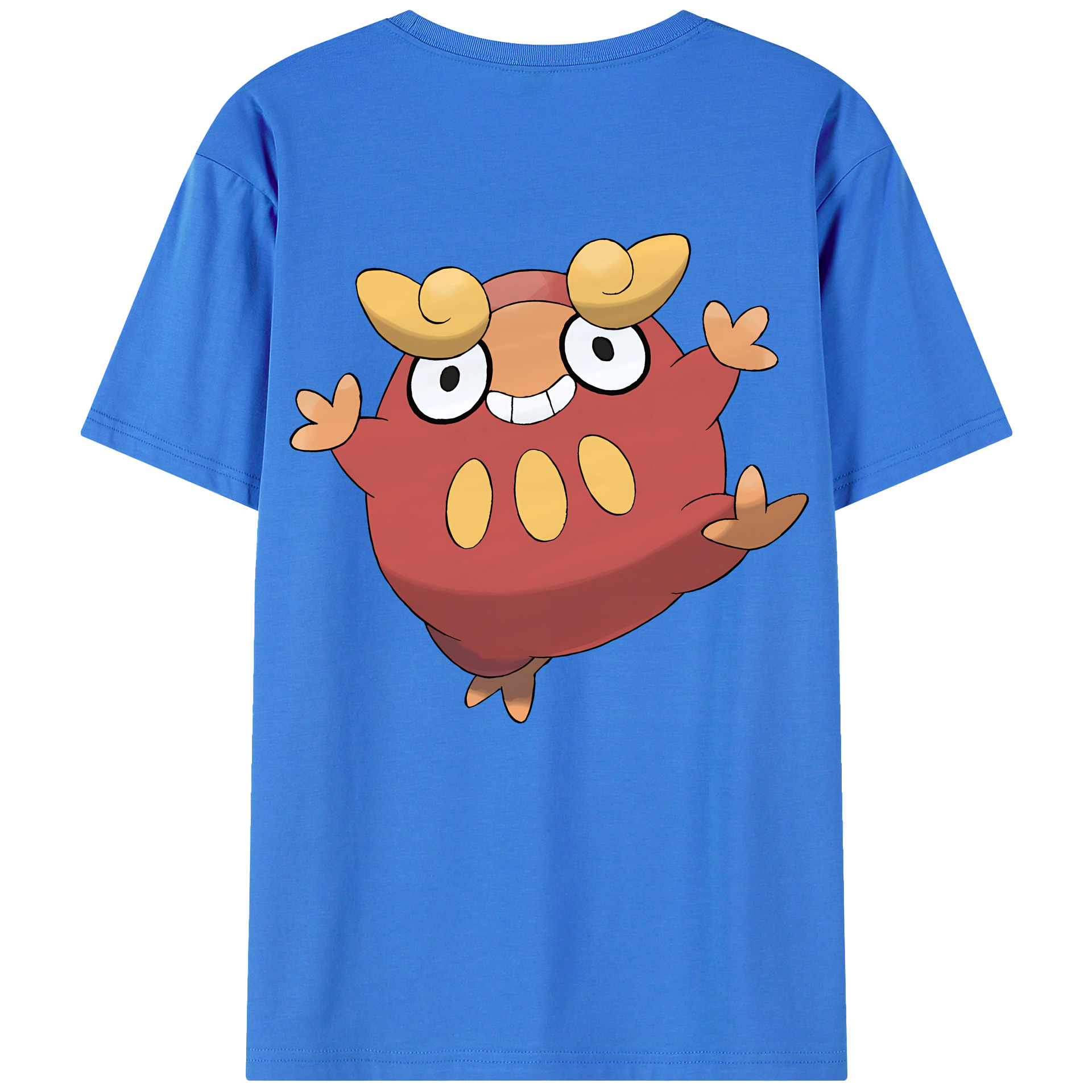 （画像用） ポケットモンスター Pokémon 綿100％ メンズ半袖Tシャツ（バックプリント） 通気性
