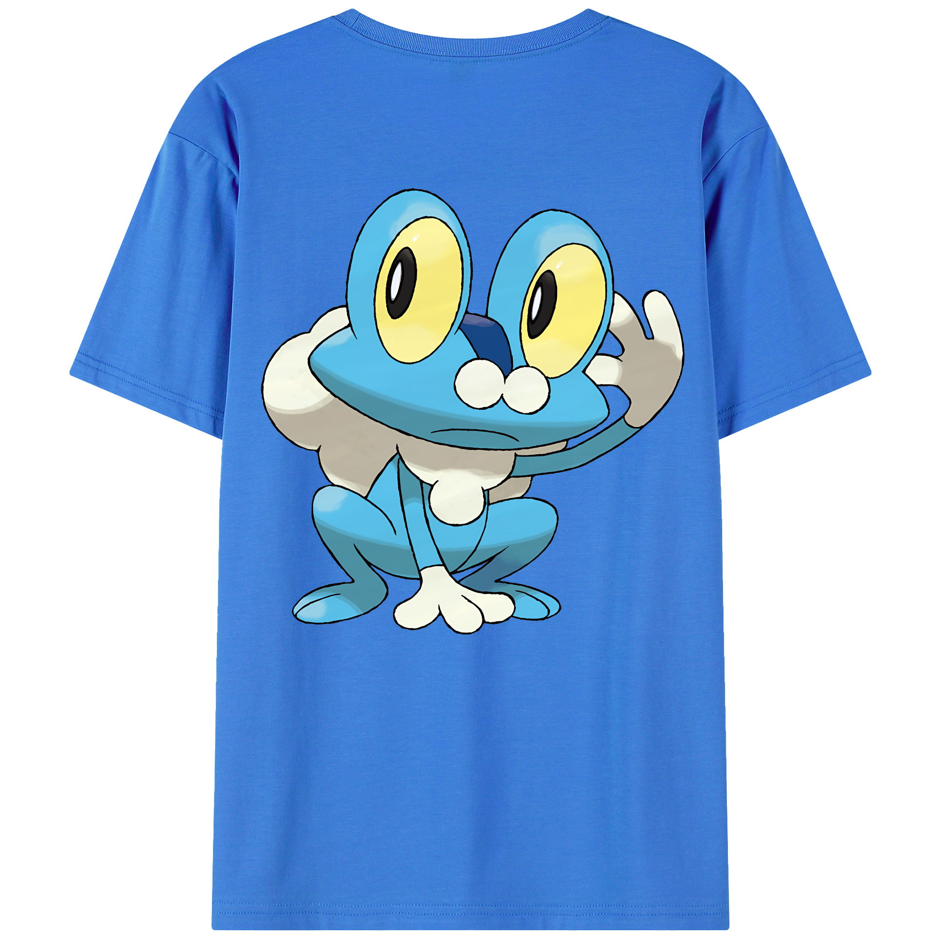 （画像用） ポケットモンスター Pokémon 綿100％ メンズ半袖Tシャツ（バックプリント） 通気性