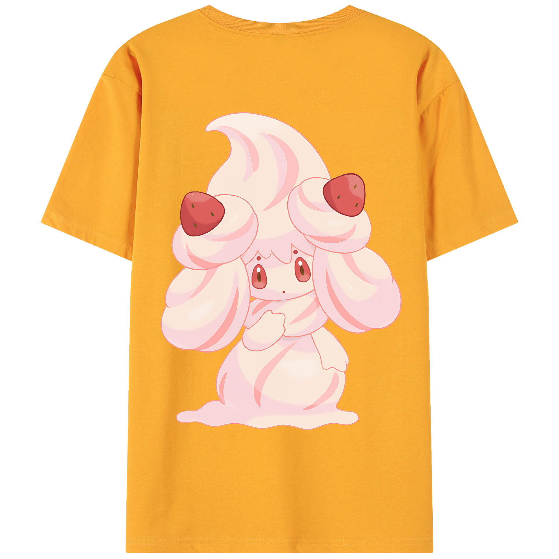 （画像用） ポケットモンスター Pokémon 綿100％ メンズ半袖Tシャツ（バックプリント） 通気性