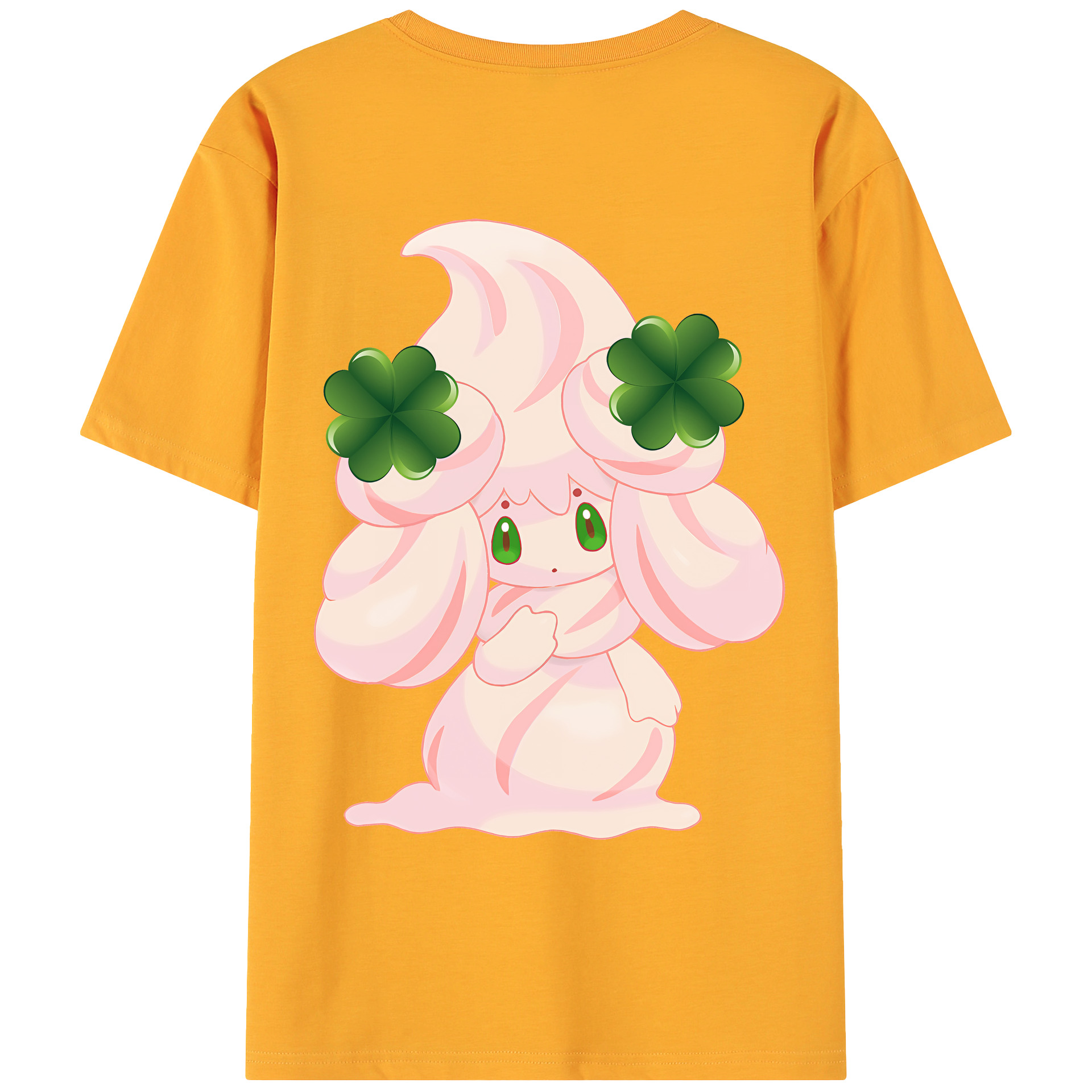 （画像用） ポケットモンスター Pokémon 綿100％ メンズ半袖Tシャツ（バックプリント） 通気性