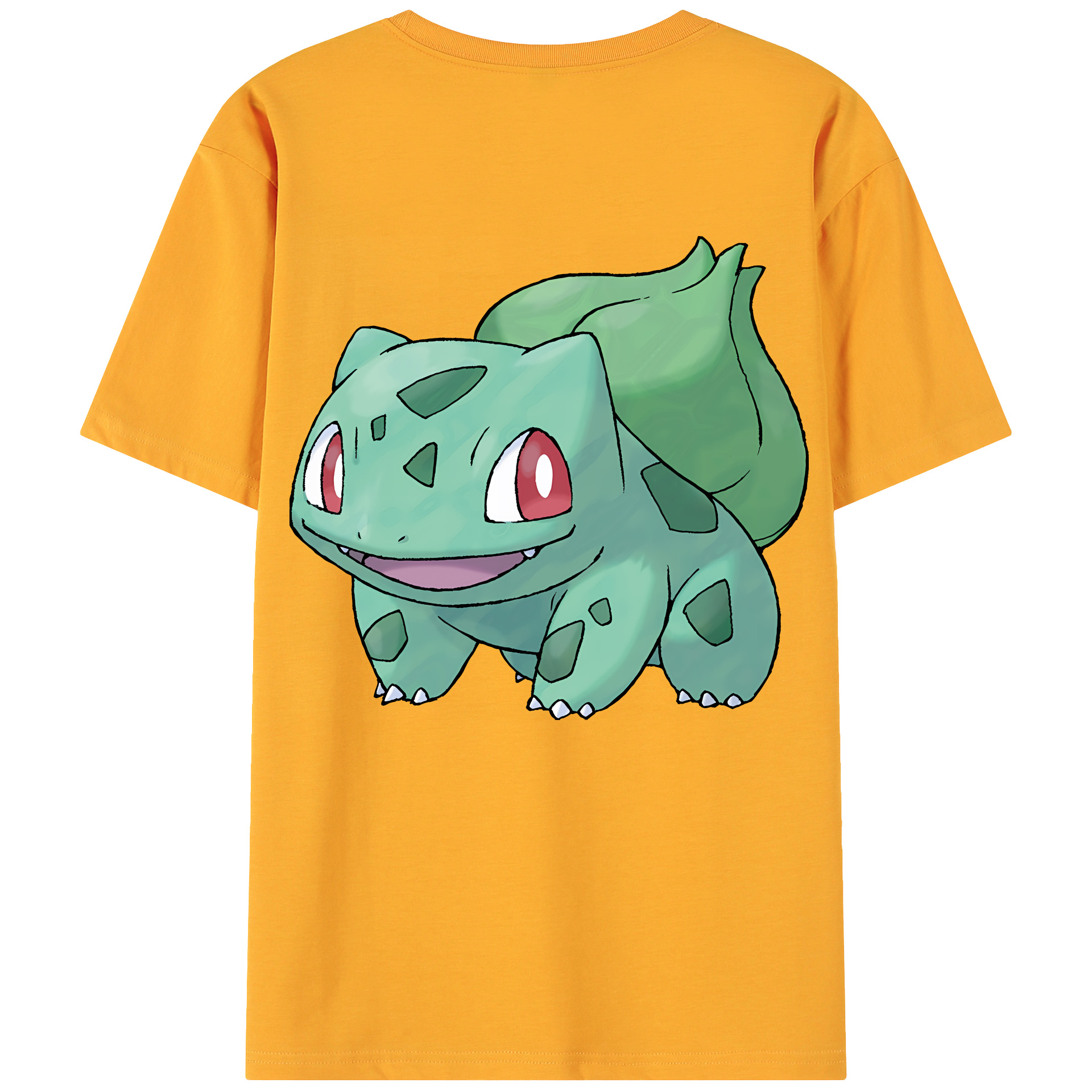 （画像用） ポケットモンスター Pokémon 綿100％ メンズ半袖Tシャツ（バックプリント） 通気性