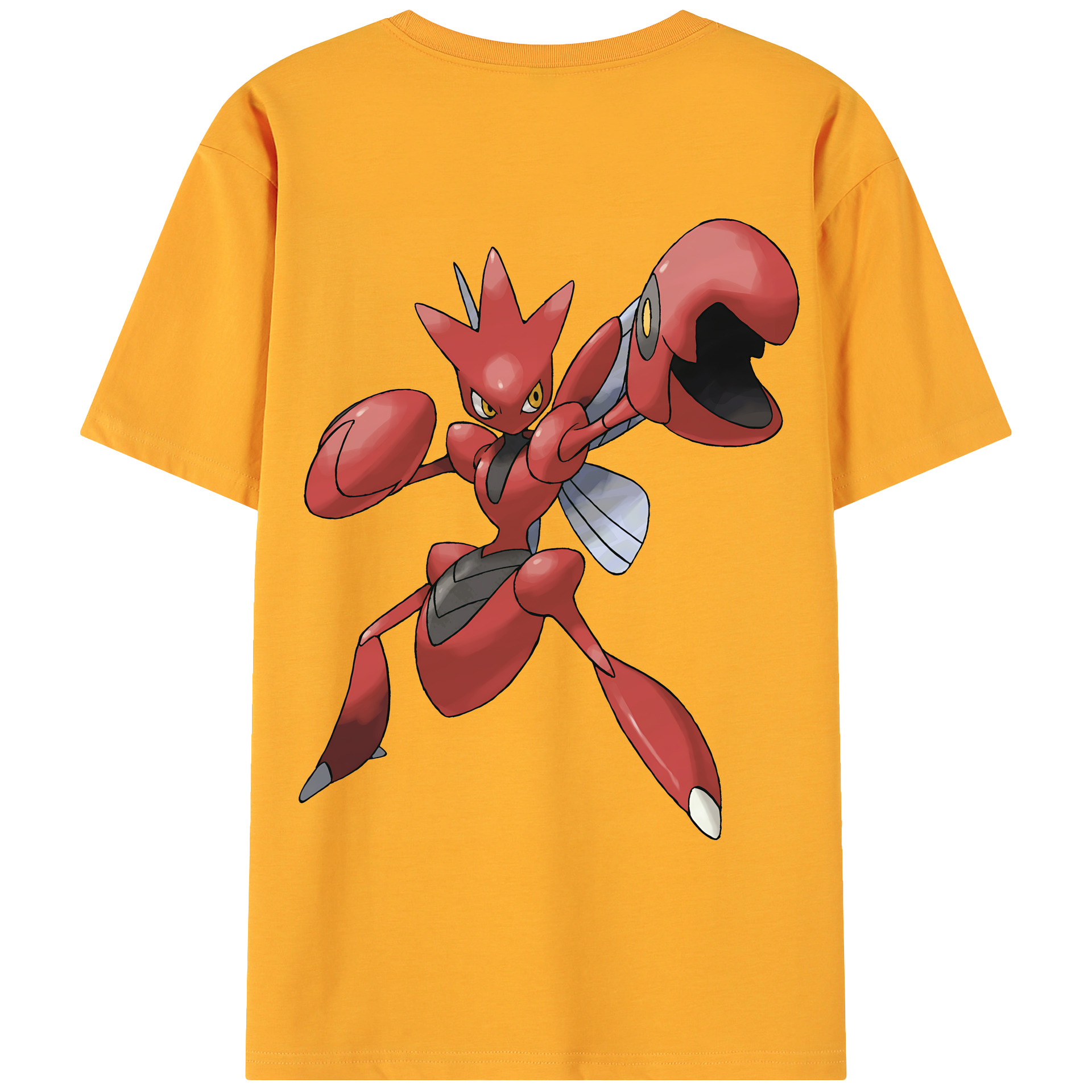 （画像用） ポケットモンスター Pokémon 綿100％ メンズ半袖Tシャツ（バックプリント） 通気性