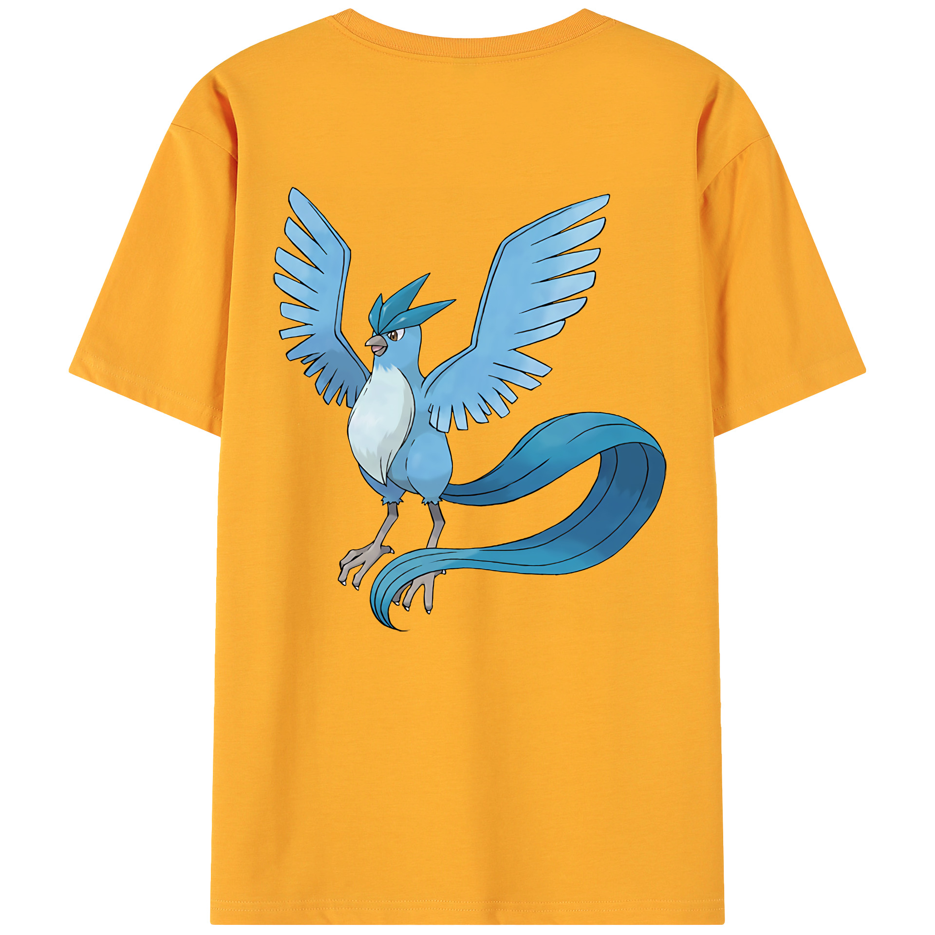 （画像用） ポケットモンスター Pokémon 綿100％ メンズ半袖Tシャツ（バックプリント） 通気性