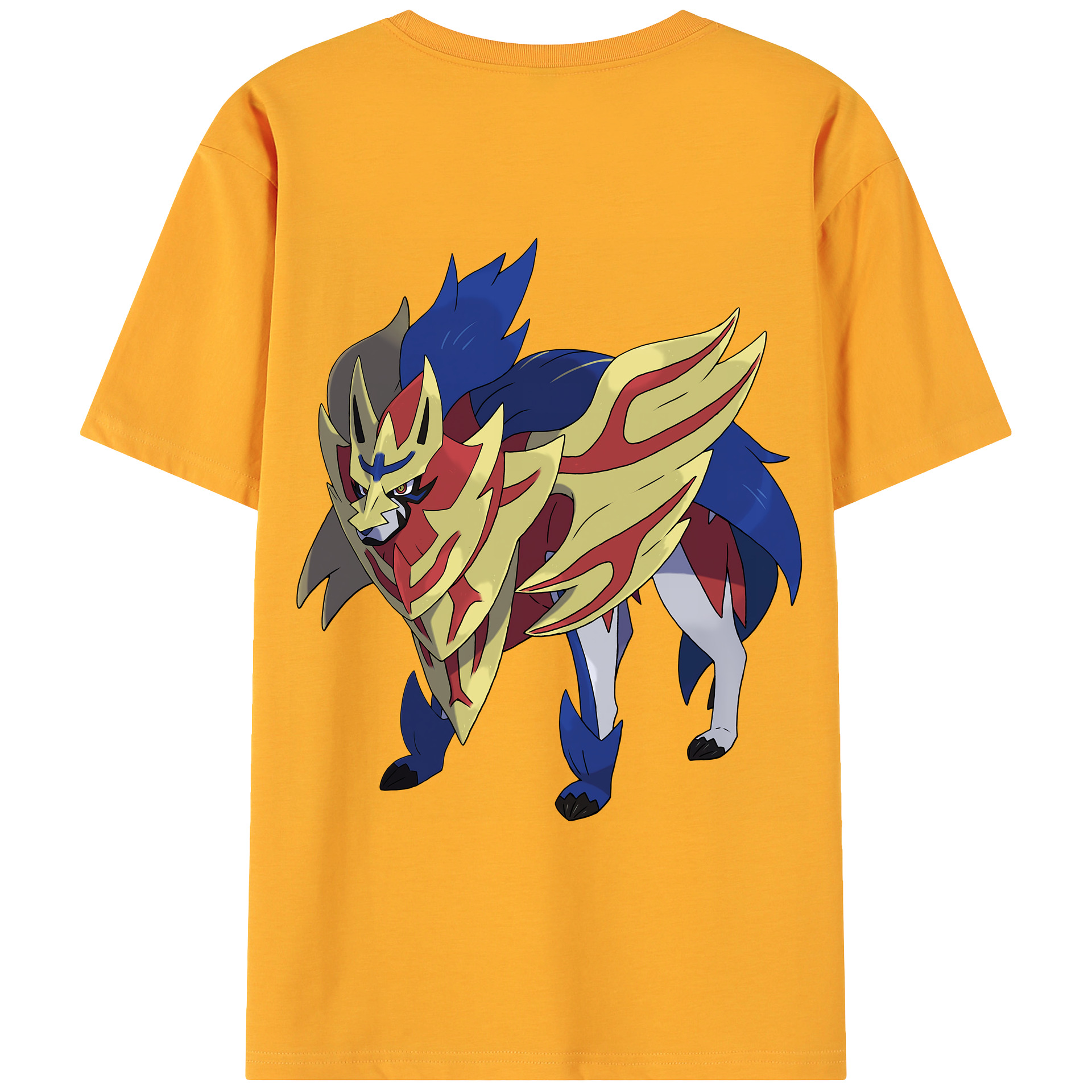 （画像用） ポケットモンスター Pokémon 綿100％ メンズ半袖Tシャツ（バックプリント） 通気性
