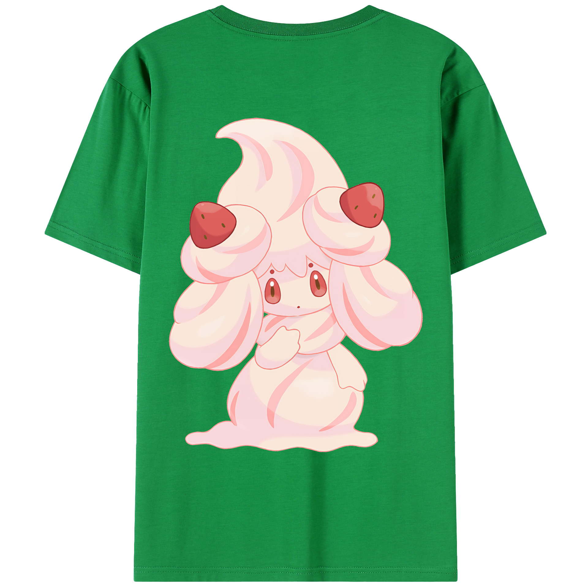 （画像用） ポケットモンスター Pokémon 綿100％ メンズ半袖Tシャツ（バックプリント） 通気性