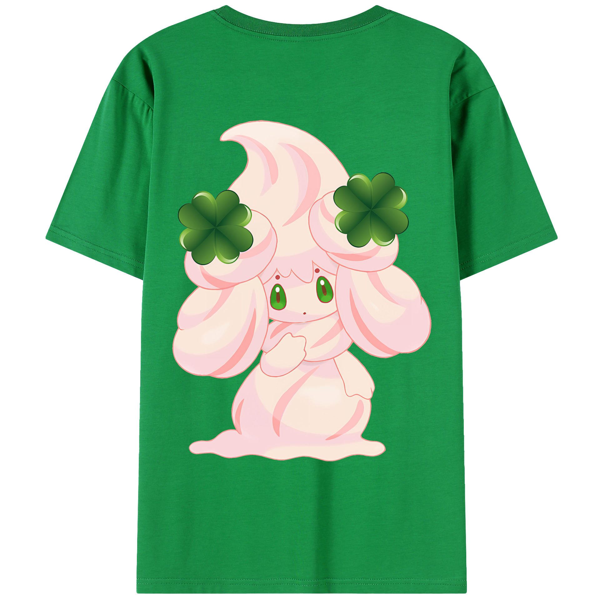 （画像用） ポケットモンスター Pokémon 綿100％ メンズ半袖Tシャツ（バックプリント） 通気性