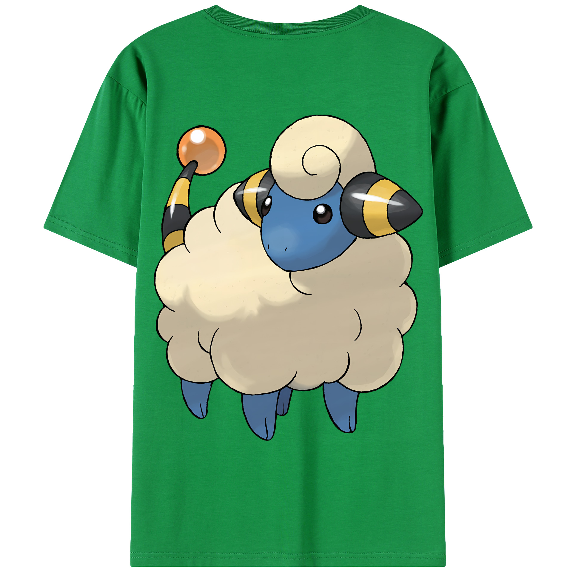 （画像用） ポケットモンスター Pokémon 綿100％ メンズ半袖Tシャツ（バックプリント） 通気性