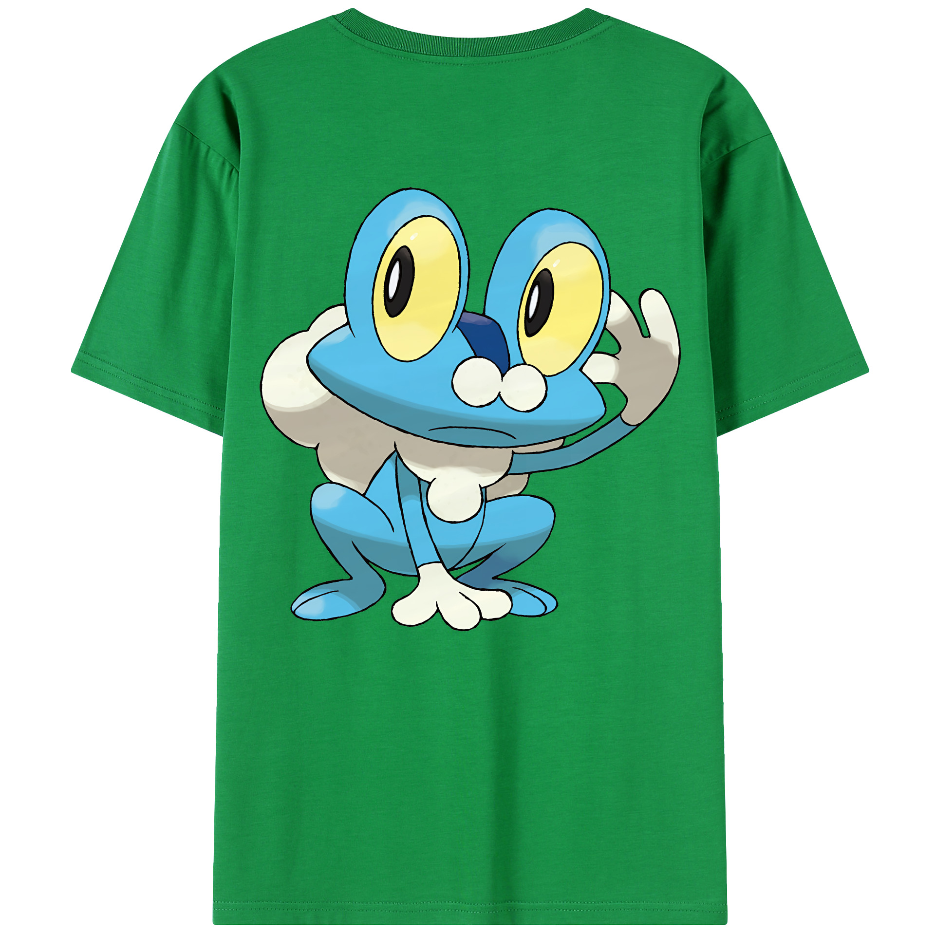 （画像用） ポケットモンスター Pokémon 綿100％ メンズ半袖Tシャツ（バックプリント） 通気性