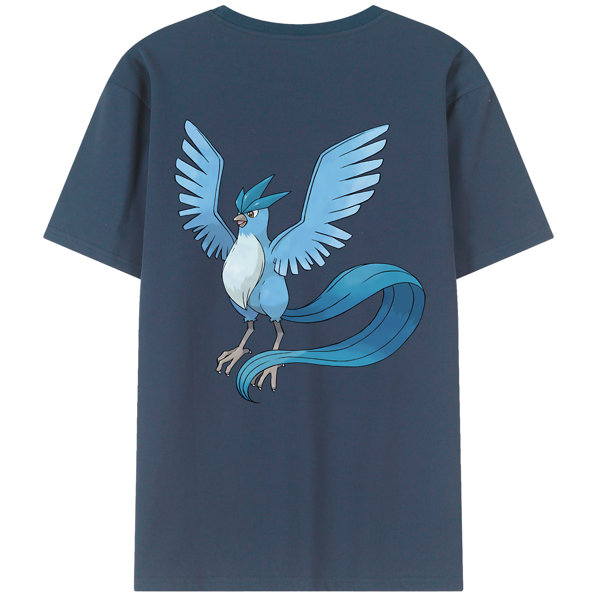 （画像用） ポケットモンスター Pokémon 綿100％ メンズ半袖Tシャツ（バックプリント） 通気性