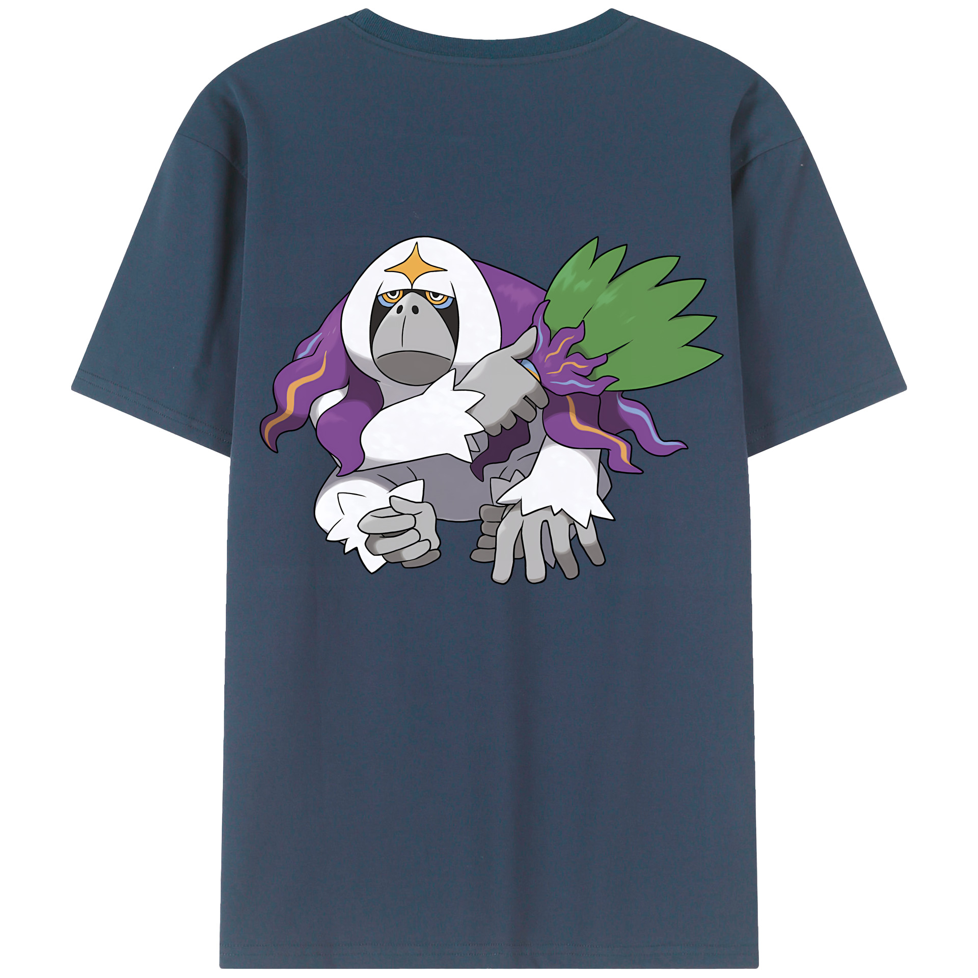 （画像用） ポケットモンスター Pokémon 綿100％ メンズ半袖Tシャツ（バックプリント） 通気性