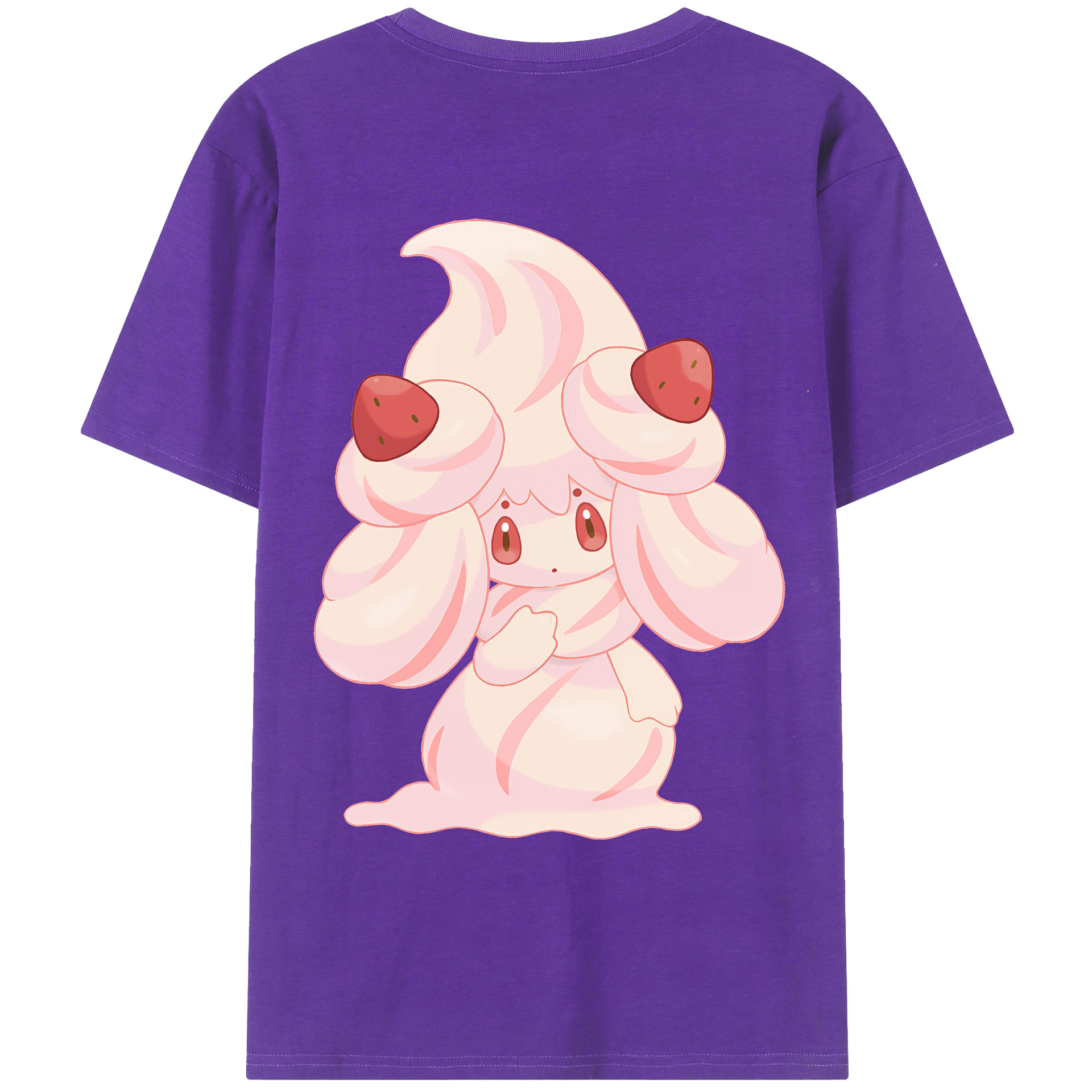 （画像用） ポケットモンスター Pokémon 綿100％ メンズ半袖Tシャツ（バックプリント） 通気性