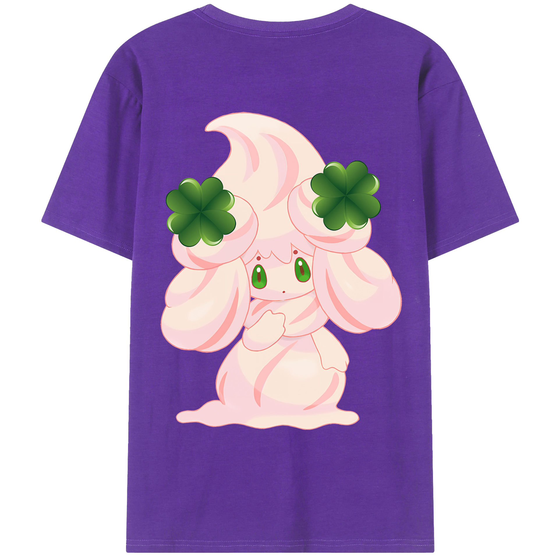 （画像用） ポケットモンスター Pokémon 綿100％ メンズ半袖Tシャツ（バックプリント） 通気性