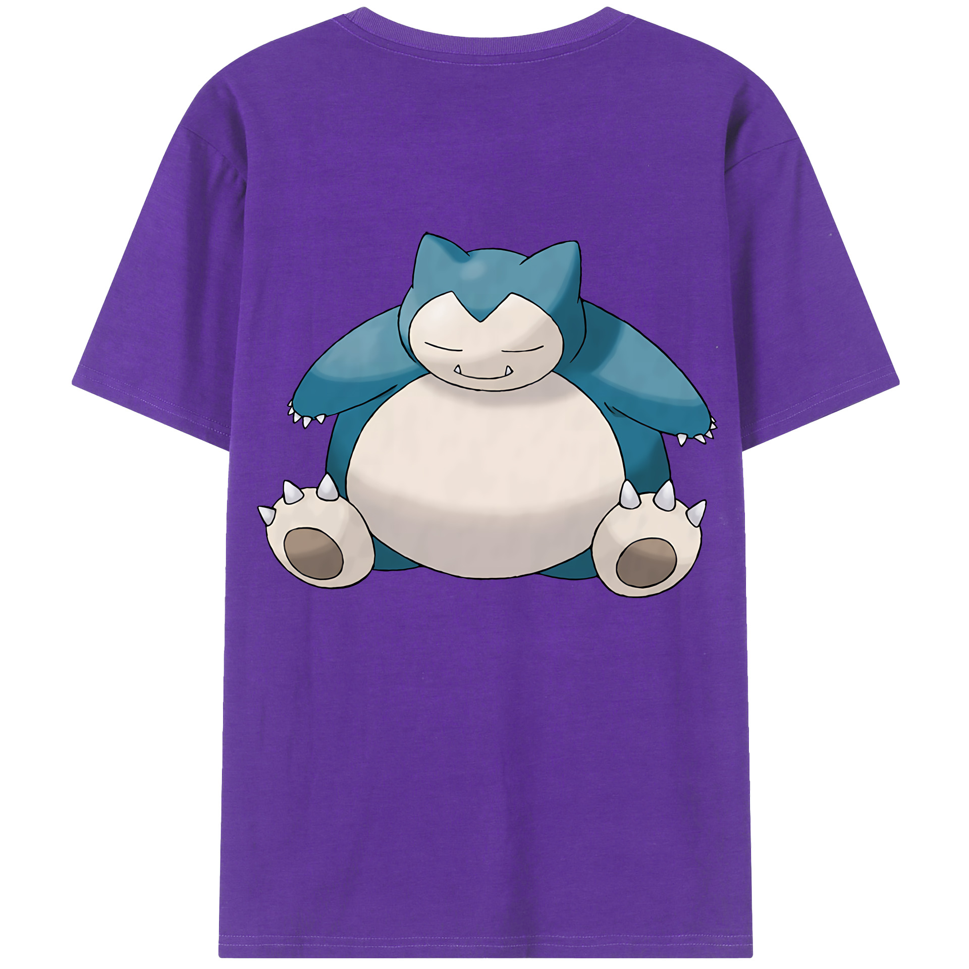 （画像用） ポケットモンスター Pokémon 綿100％ メンズ半袖Tシャツ（バックプリント） 通気性