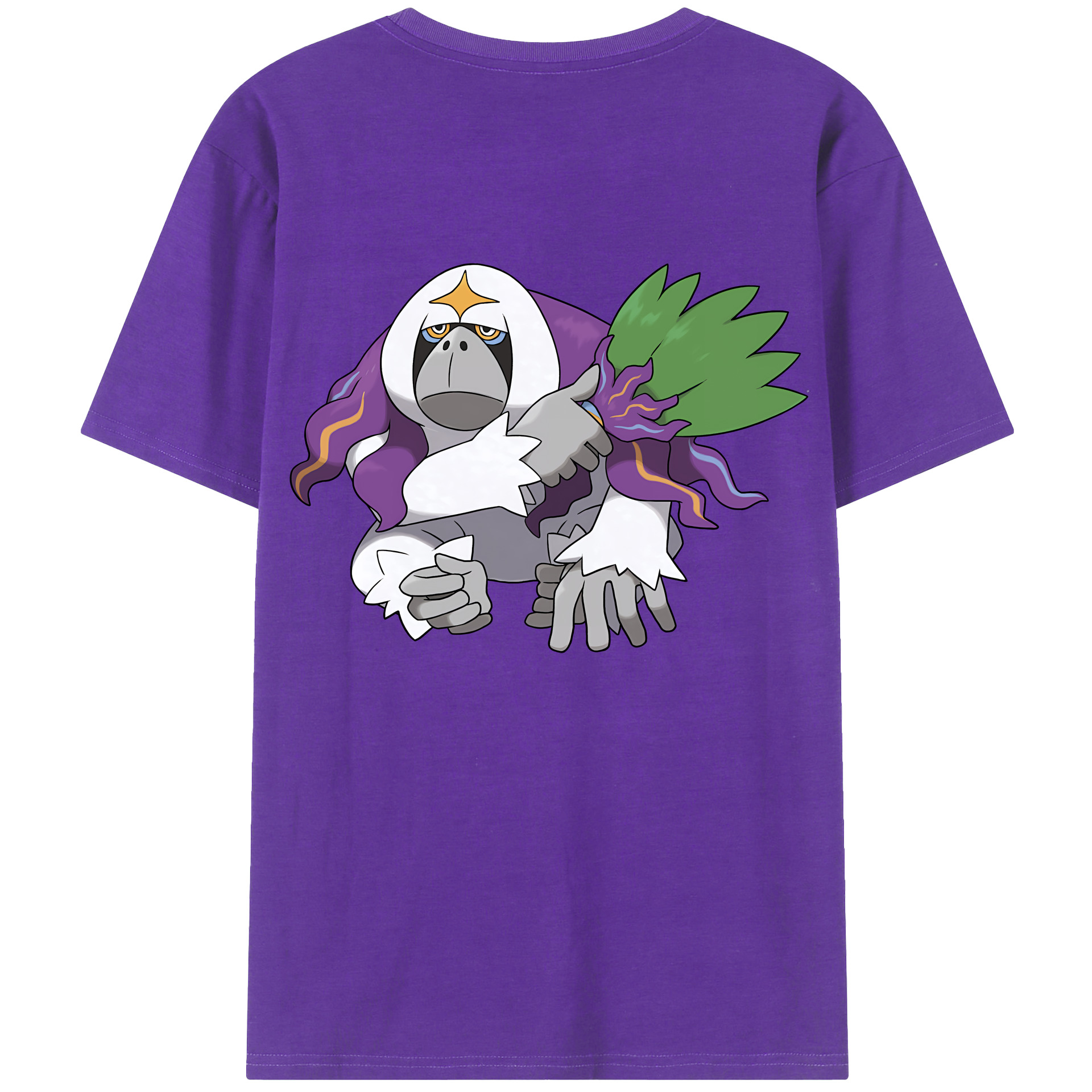 （画像用） ポケットモンスター Pokémon 綿100％ メンズ半袖Tシャツ（バックプリント） 通気性