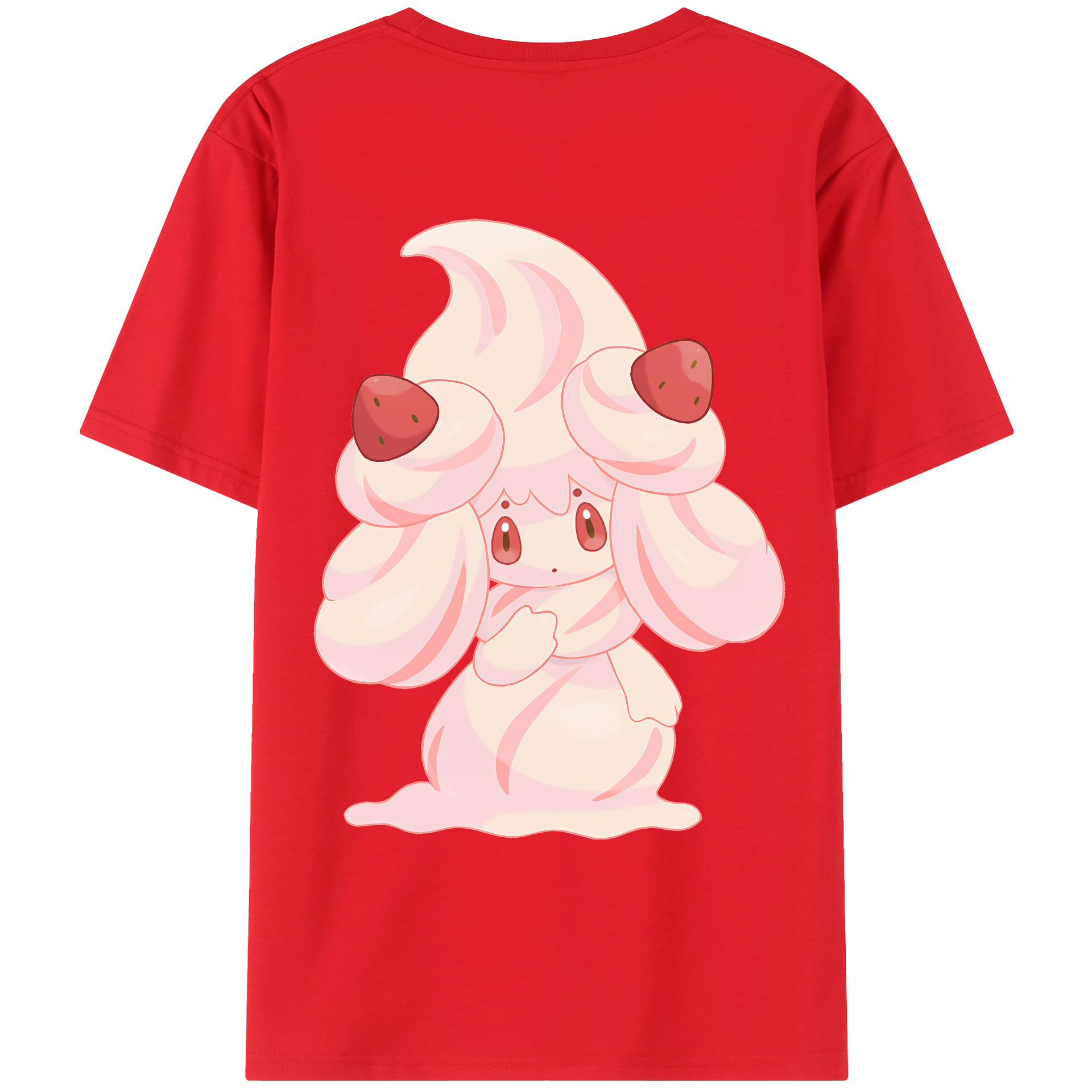 （画像用） ポケットモンスター Pokémon 綿100％ メンズ半袖Tシャツ（バックプリント） 通気性